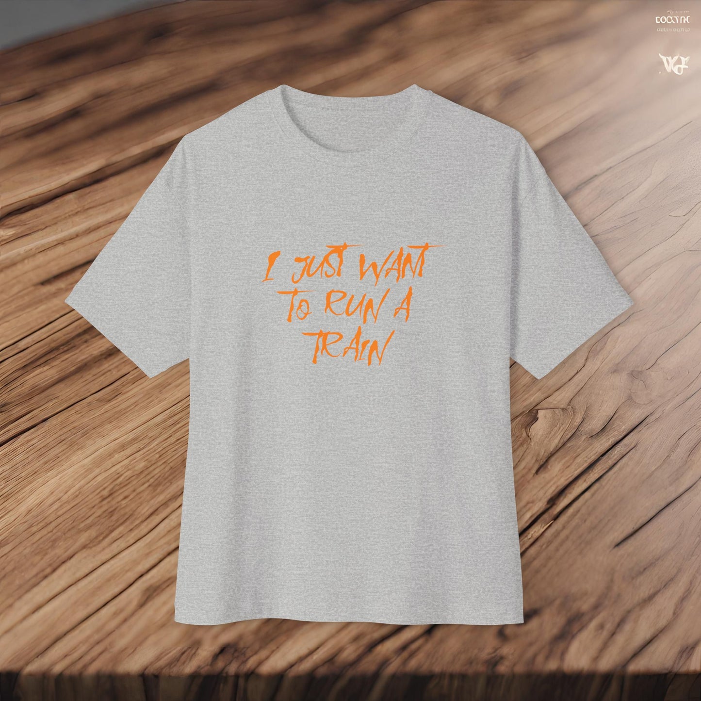 I Just Want To Run A Train-Premium, Ultra Soft Unisex Oversized Boxy Tee Printify by The Night Shift Automotive Apparel