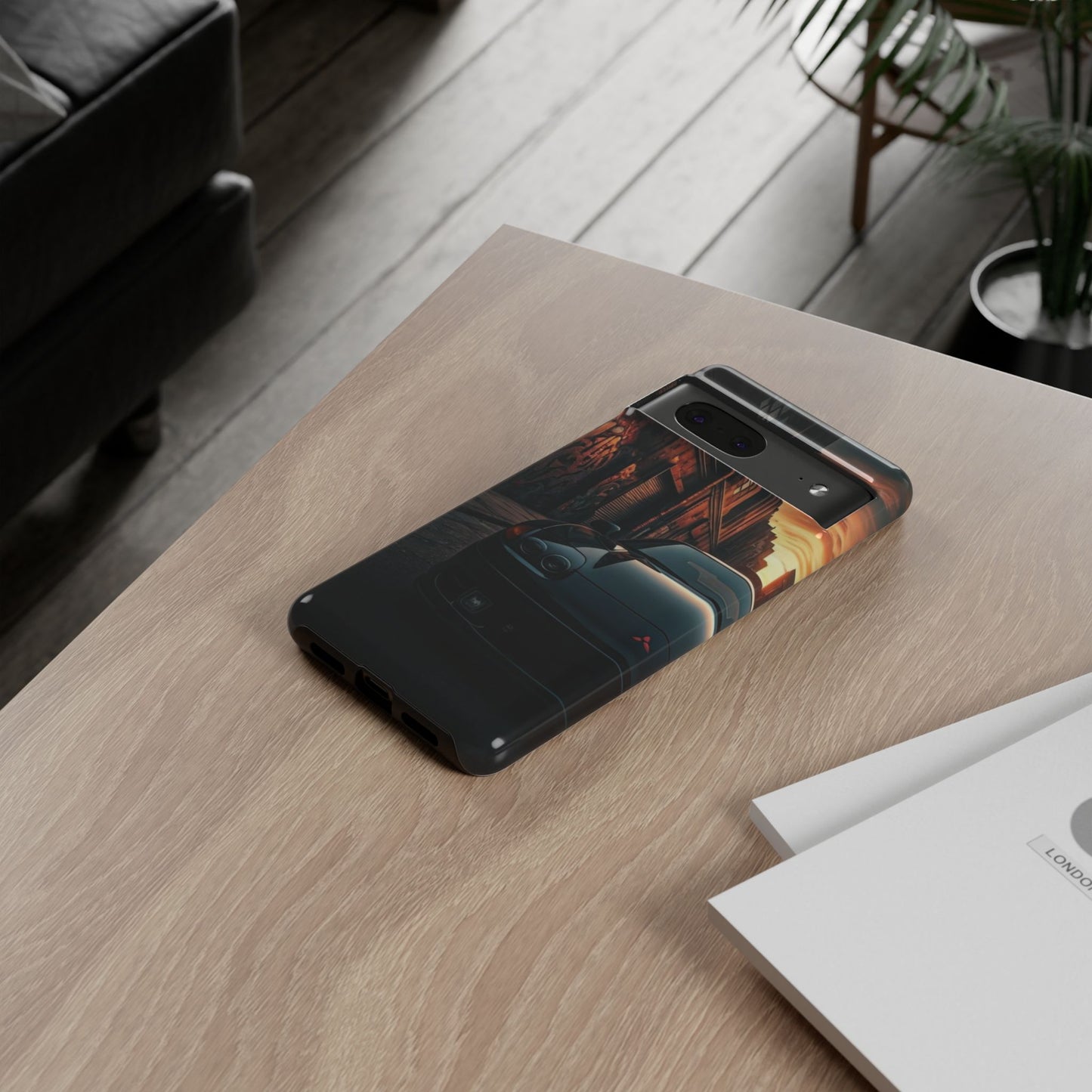 Mitsubishi 3000GT VR4 Street Life-Dual Layer Ultra Tough Phone Case Google Pixel 7 Glossy Printify by The Night Shift Automotive Apparel