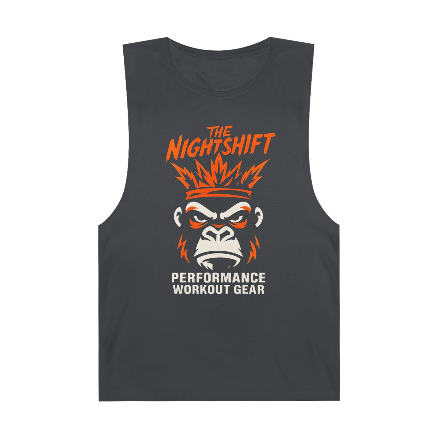 King Of The Gym - Premium Unisex Barnard Tank Top Coal Printify by The Night Shift Automotive Apparel