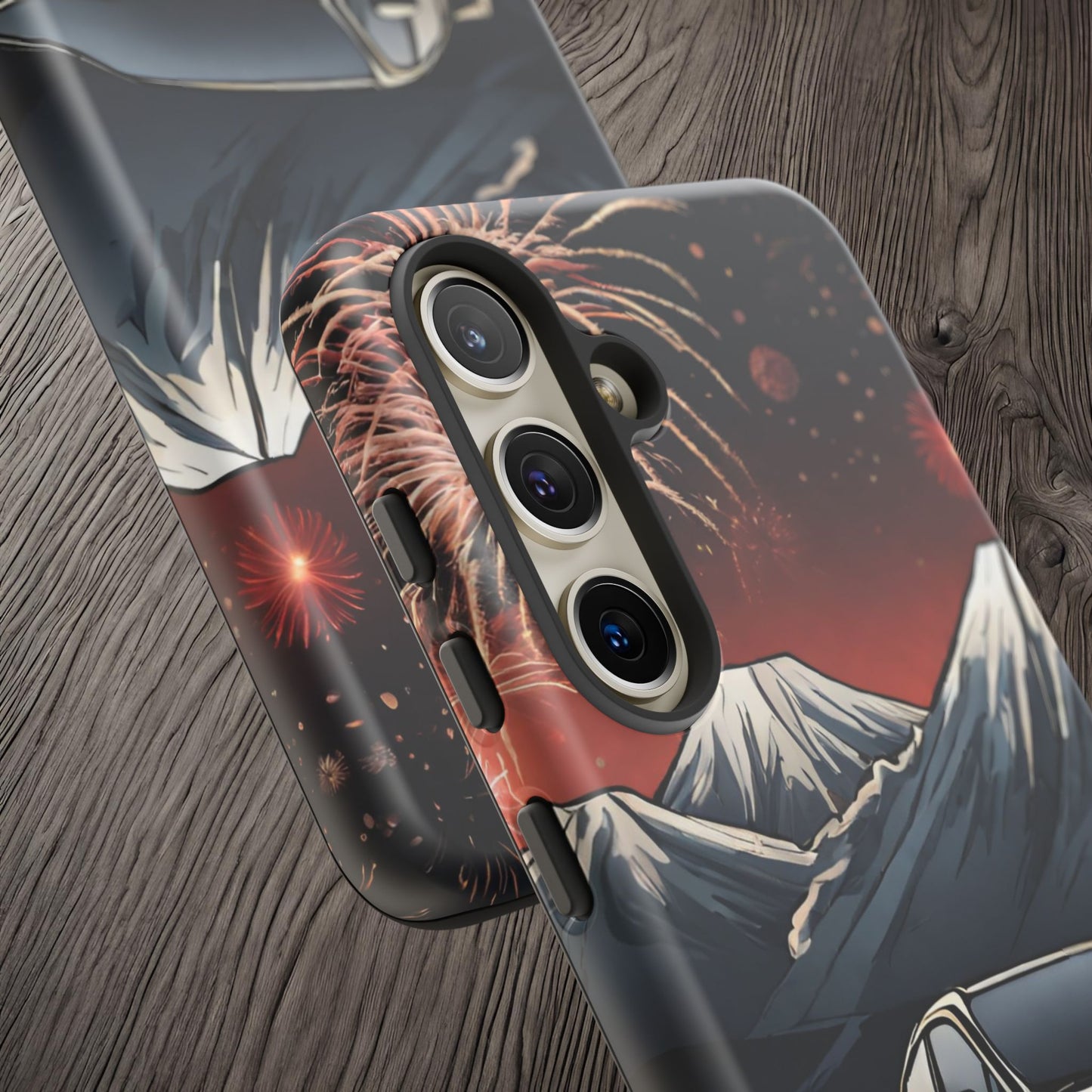 Subaru WRX/STI Fireworks-Dual Layer Ultra Tough Phone Case Printify by The Night Shift Automotive Apparel