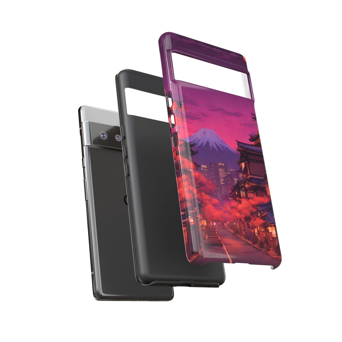Traditional Japanese Village Countryside-Dual Layer Ultra Tough Phone Case Printify by The Night Shift Automotive Apparel