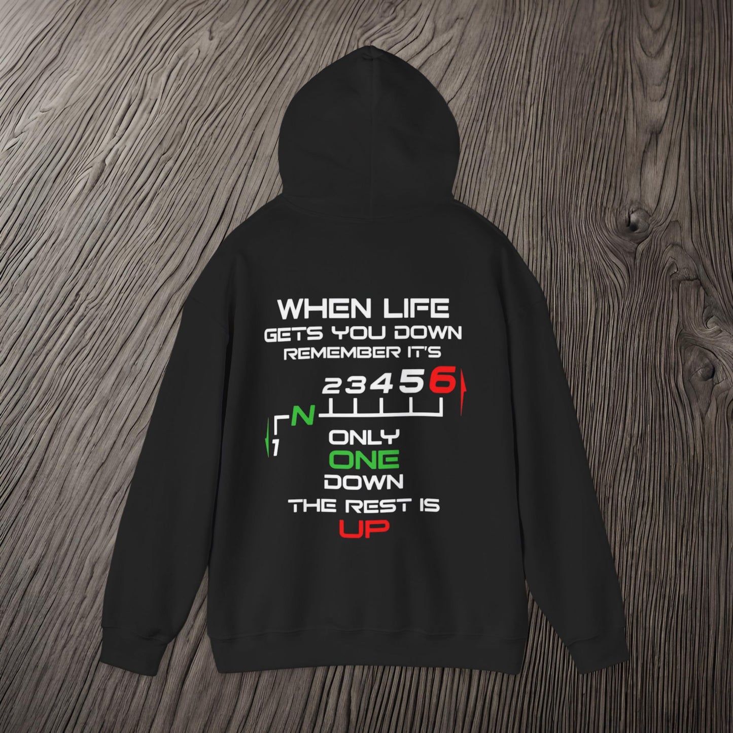 1 Down, 5 Up-Ultra Soft, Premium Hoodie
