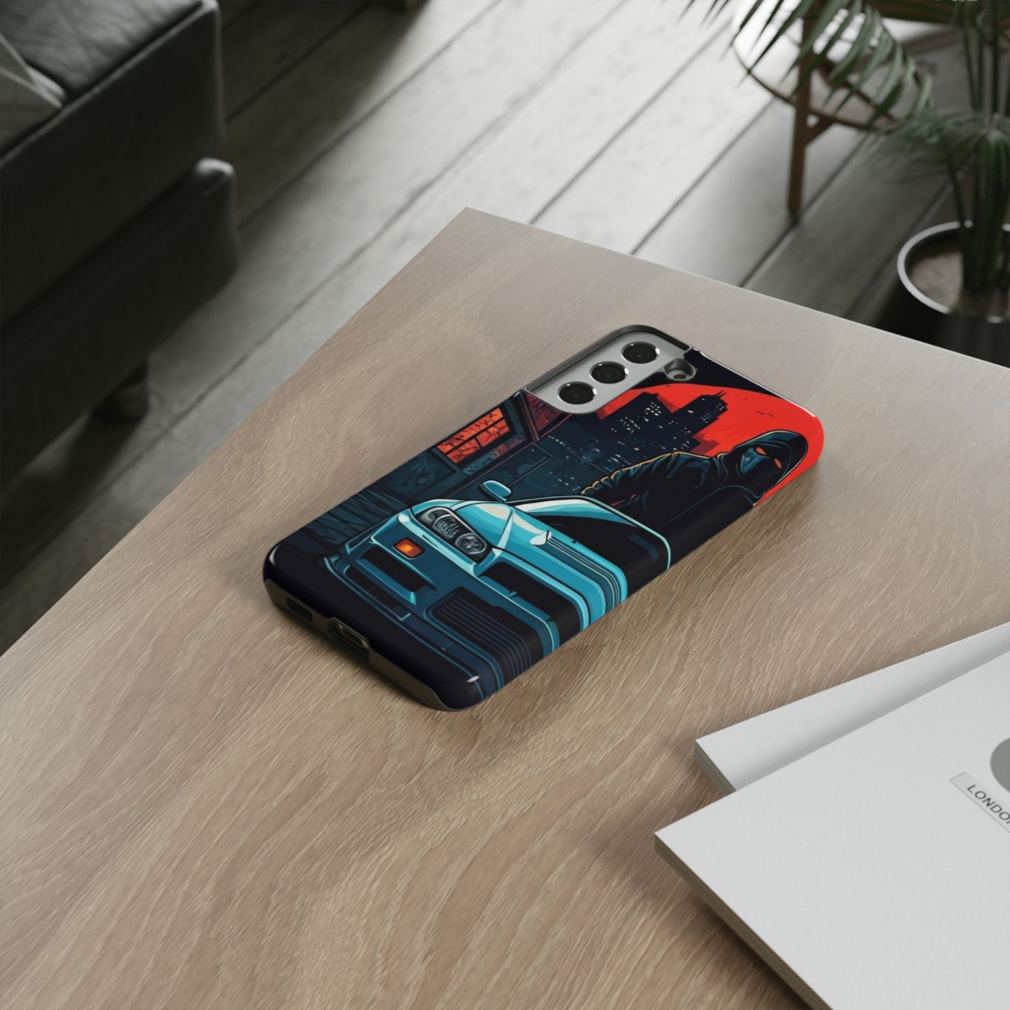 Nissan Skyline R34 Street Life-Dual Layer Ultra Tough Phone Case Samsung Galaxy S22 Plus Glossy Printify by The Night Shift Automotive Apparel