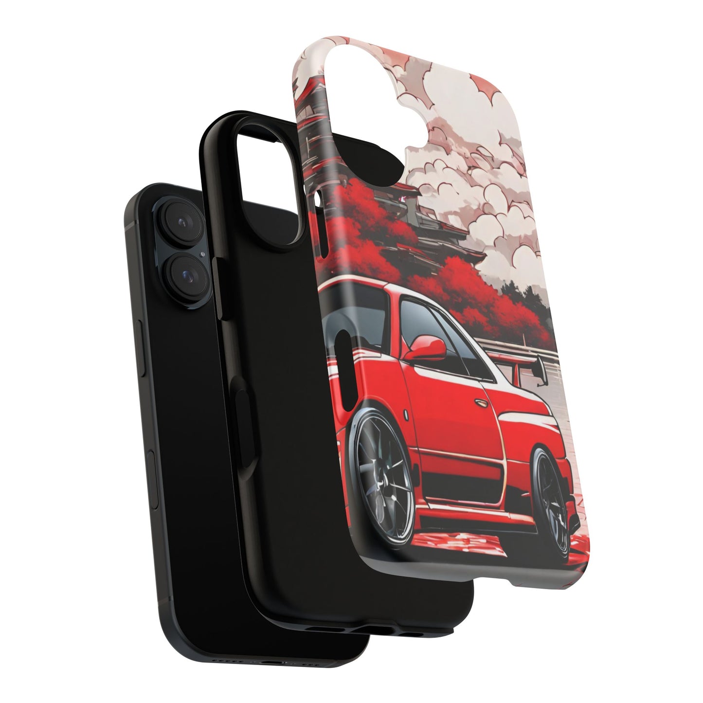 Nissan Skyline R34-Dual Layer Ultra Tough Phone Case Printify by The Night Shift Automotive Apparel