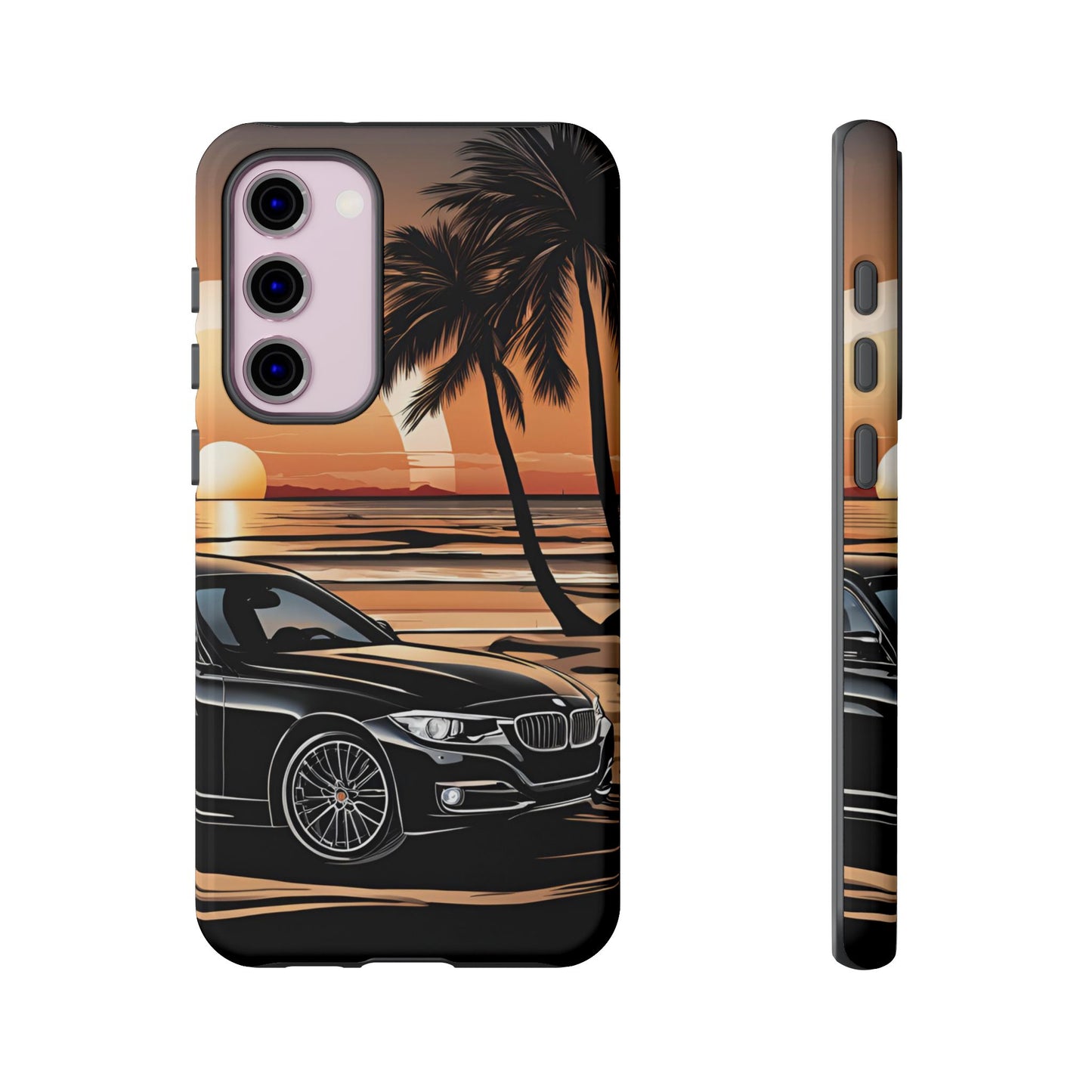 BMW Sunset On The Beach-Dual Layer Ultra Tough Phone Case Printify by The Night Shift Automotive Apparel