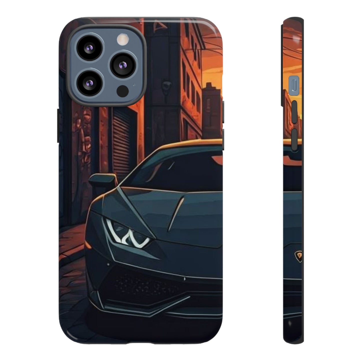 Lamborghini Huracan Street Life-Dual Layer Ultra Tough Phone Case Printify by The Night Shift Automotive Apparel