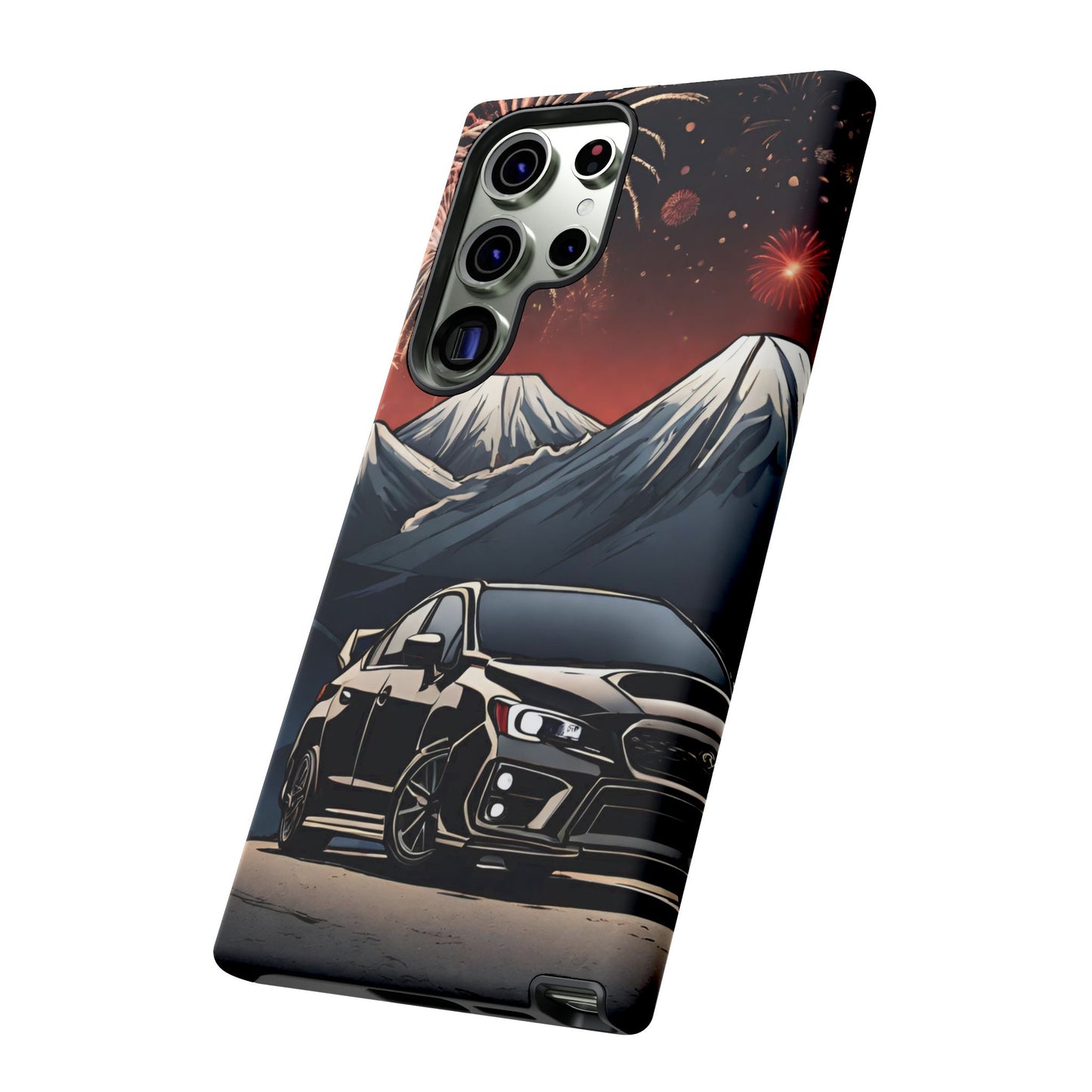 Subaru WRX/STI Fireworks-Dual Layer Ultra Tough Phone Case Printify by The Night Shift Automotive Apparel