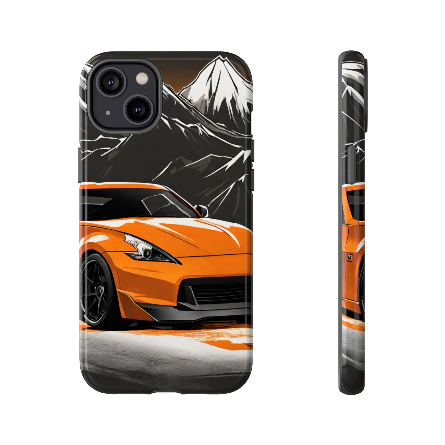 Nissan 370Z Mt Fuji-Dual Layer Ultra Tough Phone Case Printify by The Night Shift Automotive Apparel