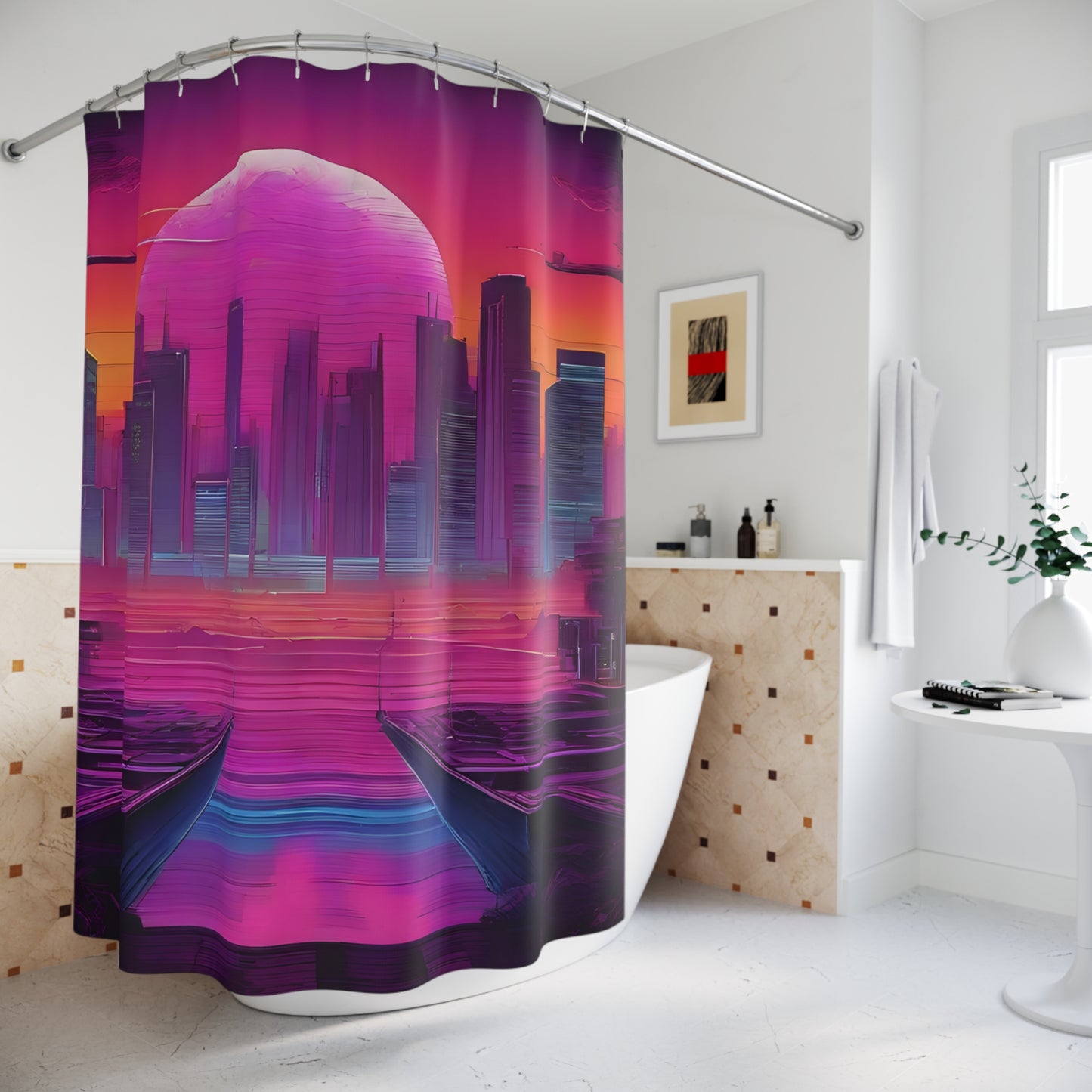 Shower Curtains Printify by The Night Shift Automotive Apparel