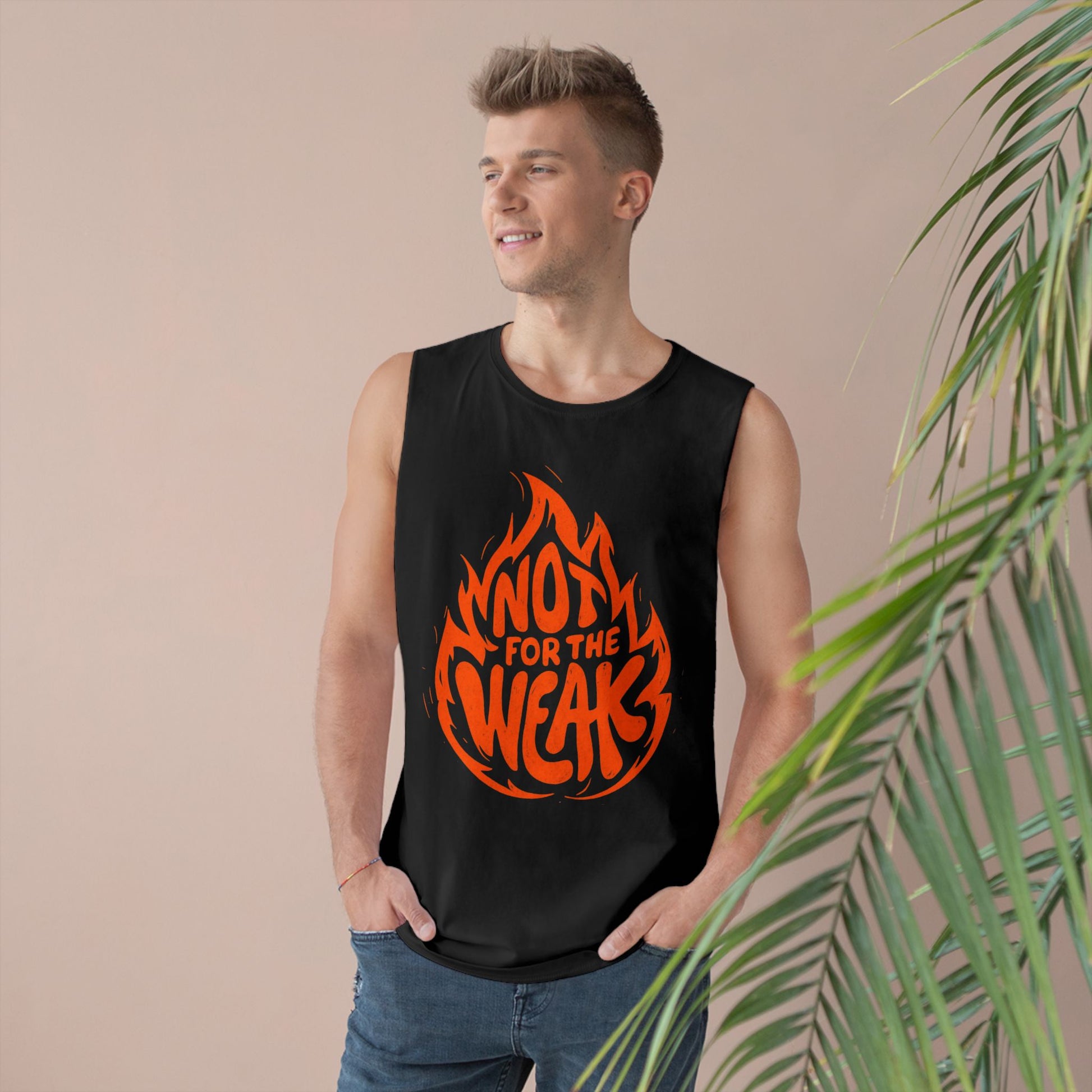 Not For The Weak - Premium Unisex Barnard Tank Top Printify by The Night Shift Automotive Apparel