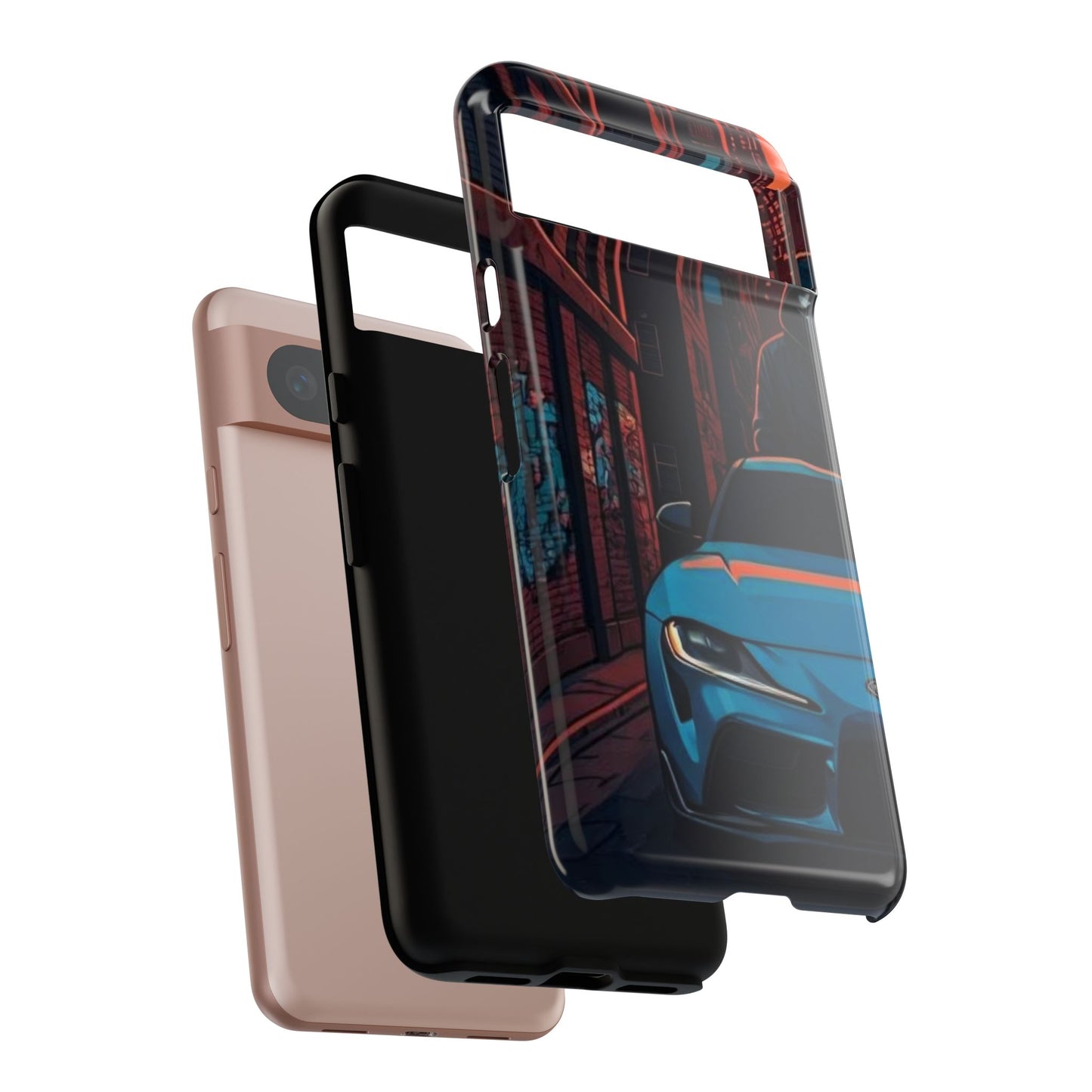Toyota Supra MK-V Street Life-Dual Layer Ultra Tough Phone Case Printify by The Night Shift Automotive Apparel