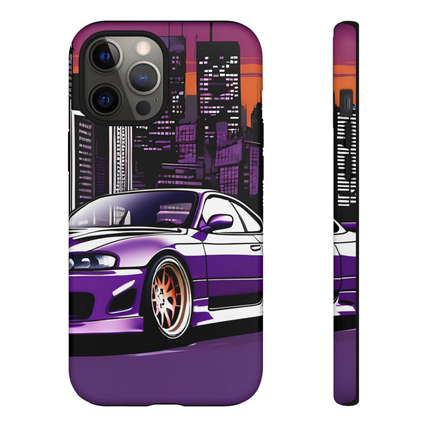 Nissan 240sx S15-Dual Layer Ultra Tough Phone Case iPhone 12 Pro Max Matte Printify by The Night Shift Automotive Apparel