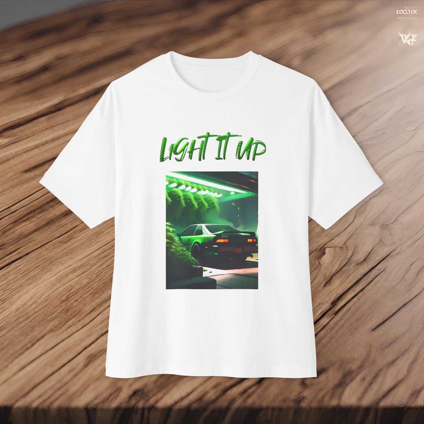 Light It Up-Premium, Ultra Soft Unisex Oversized Boxy Tee Printify by The Night Shift Automotive Apparel