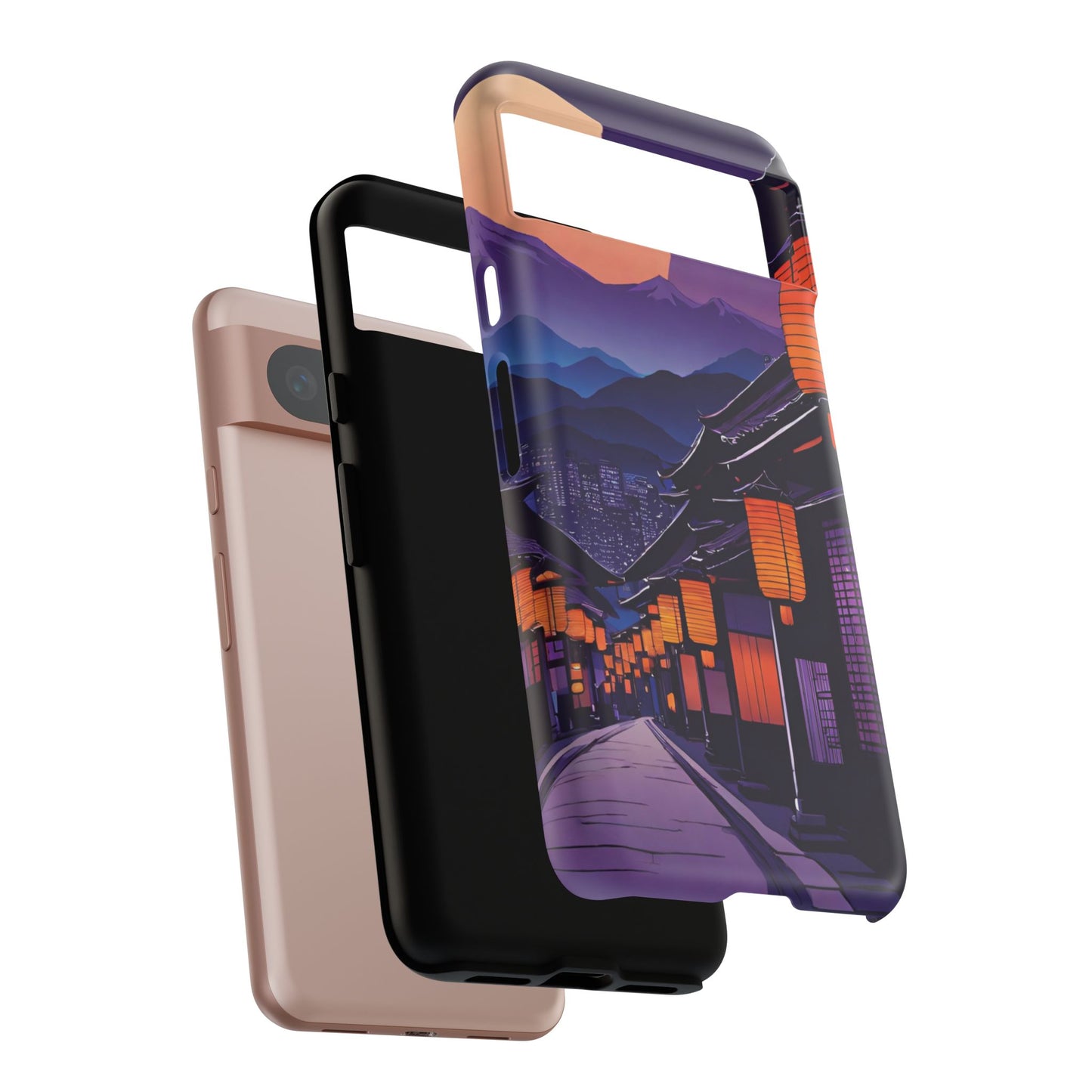 Traditional Japanese Village Countryside-Dual Layer Ultra Tough Phone Case Printify by The Night Shift Automotive Apparel