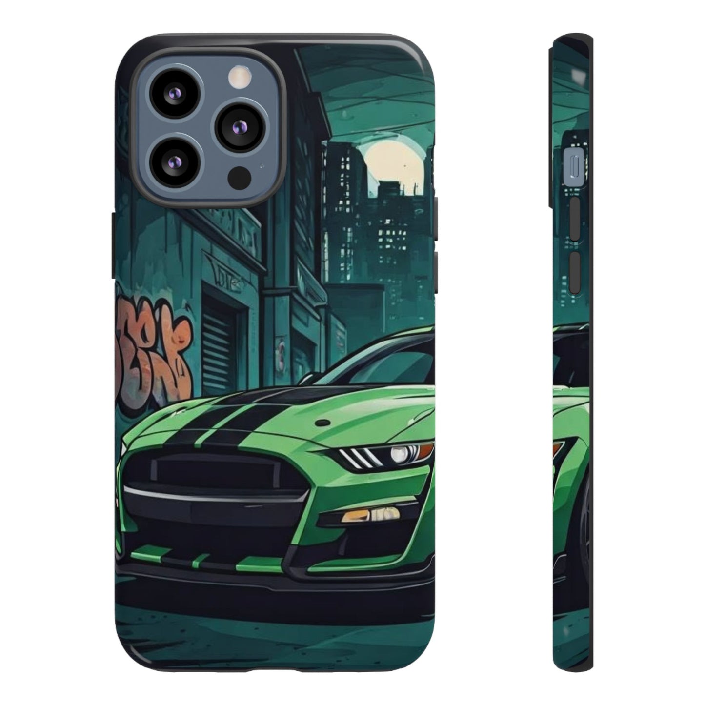 Ford Mustang Shelby GT500 Street Life-Dual Layer Ultra Tough Phone Case Printify by The Night Shift Automotive Apparel