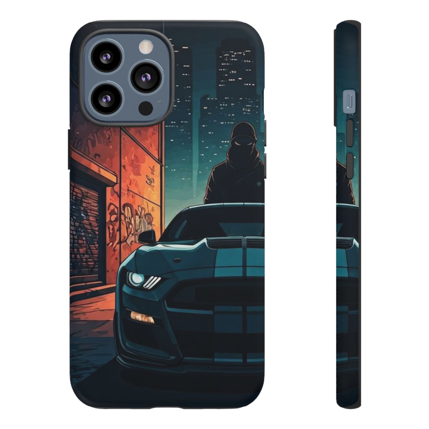 Ford Mustang Shelby GT350 Street Life-Dual Layer Ultra Tough Phone Case Printify by The Night Shift Automotive Apparel