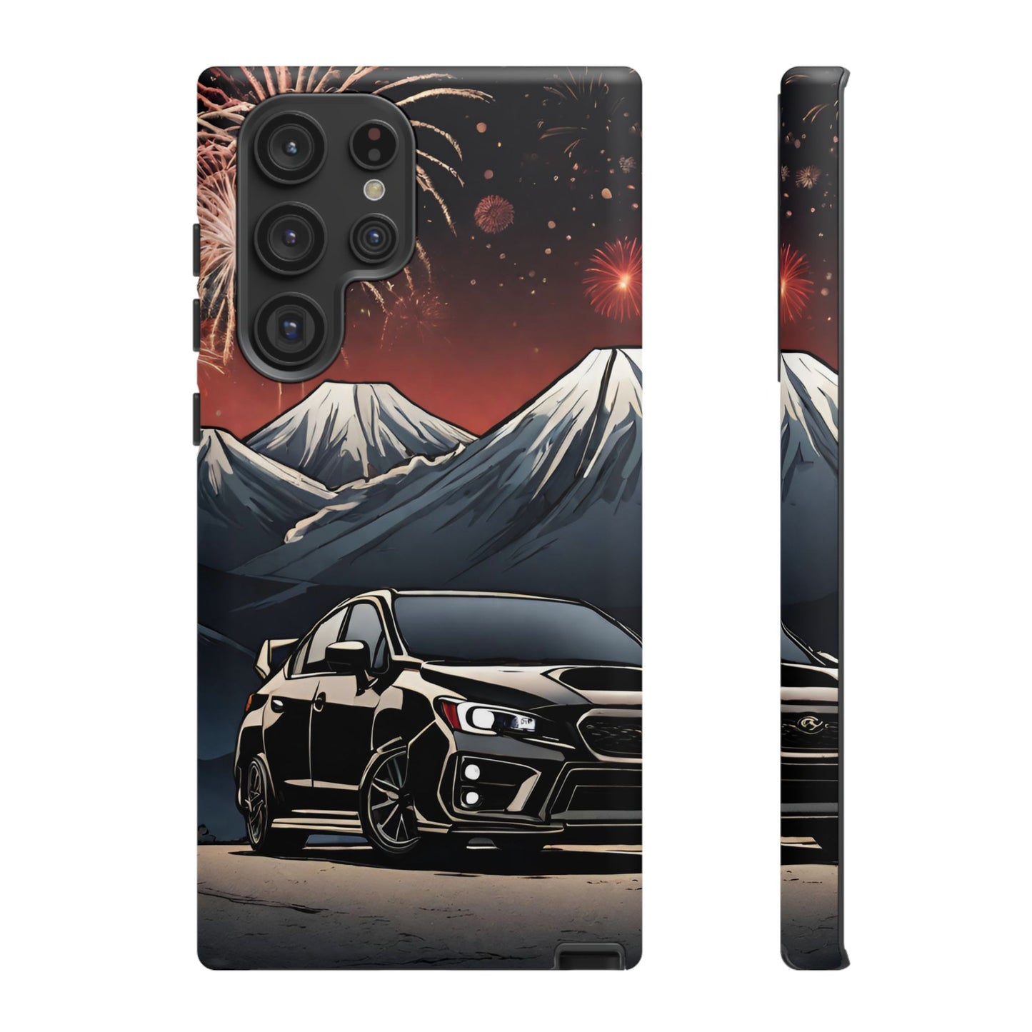 Subaru WRX/STI Fireworks-Dual Layer Ultra Tough Phone Case Printify by The Night Shift Automotive Apparel