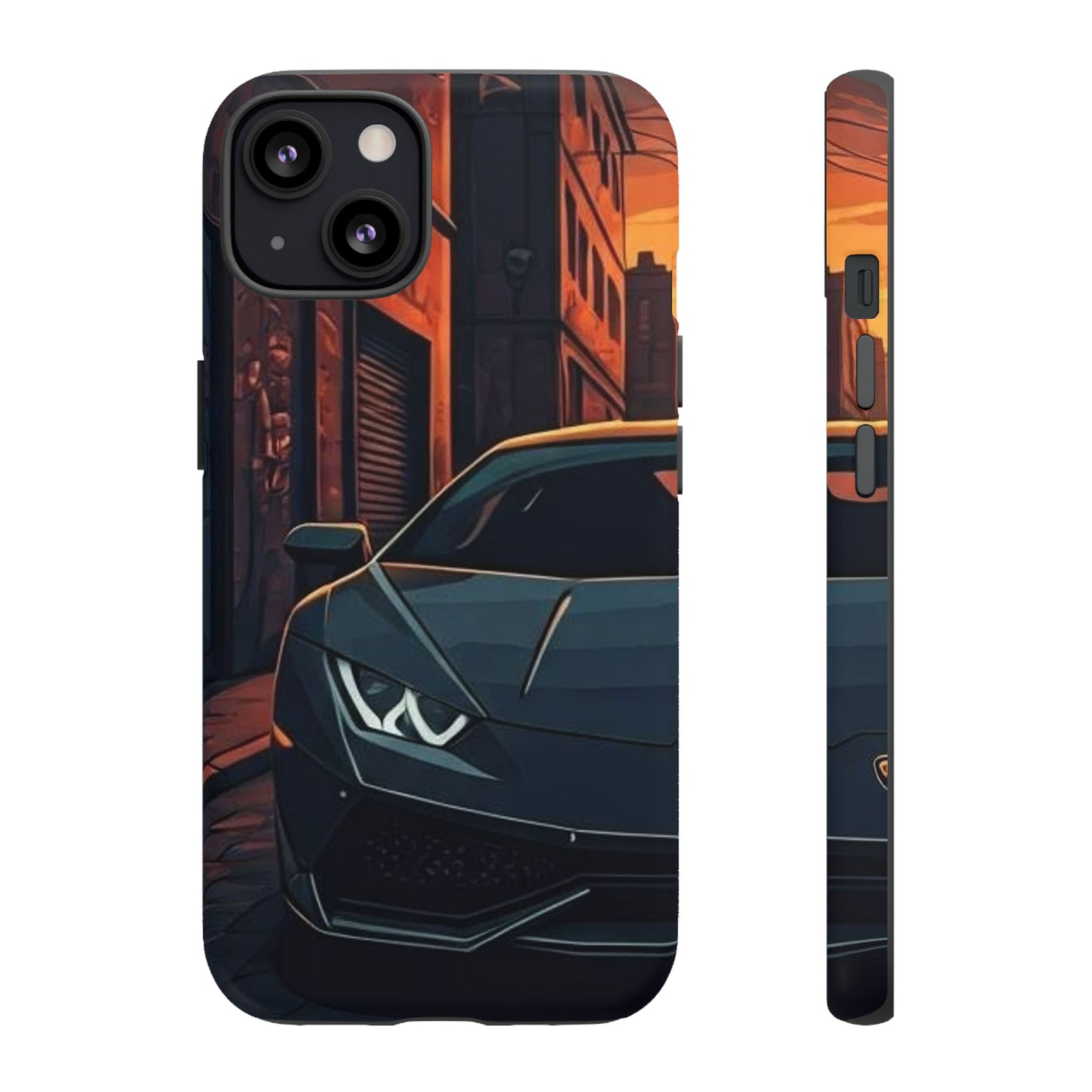 Lamborghini Huracan Street Life-Dual Layer Ultra Tough Phone Case Printify by The Night Shift Automotive Apparel
