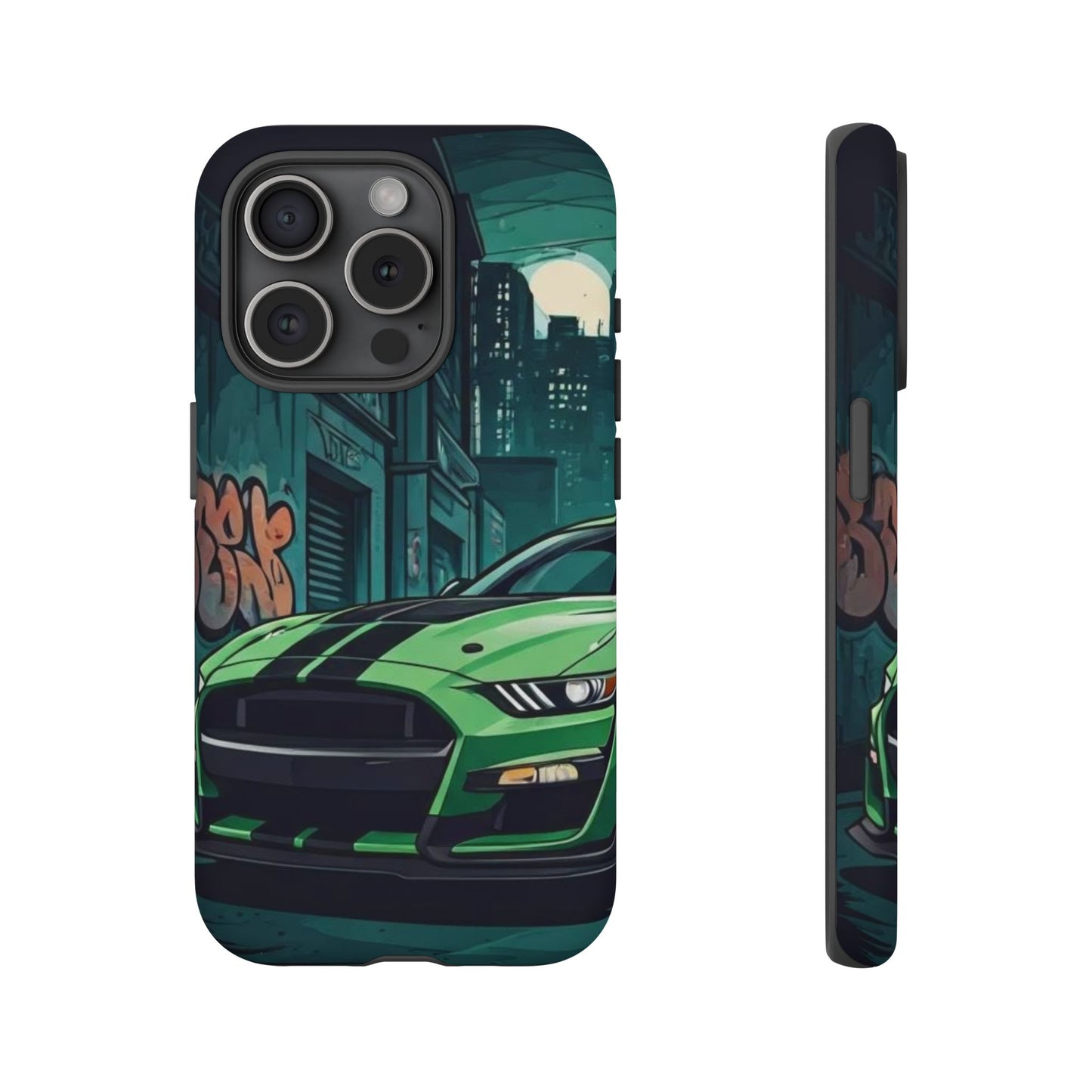 Ford Mustang Shelby GT500 Street Life-Dual Layer Ultra Tough Phone Case Printify by The Night Shift Automotive Apparel