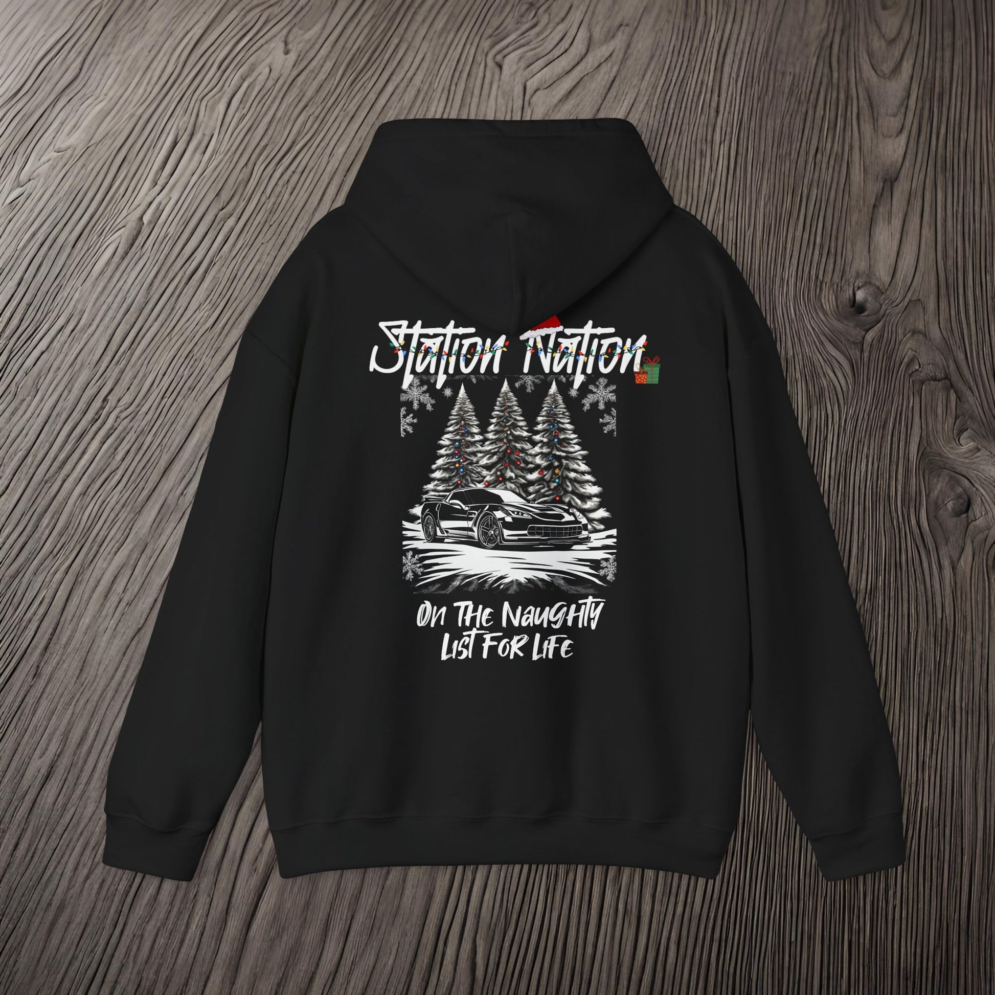🎁 Christmas Limited Edition Station Nation-Ultra Soft, Premium Hoodie Printify by The Night Shift Automotive Apparel