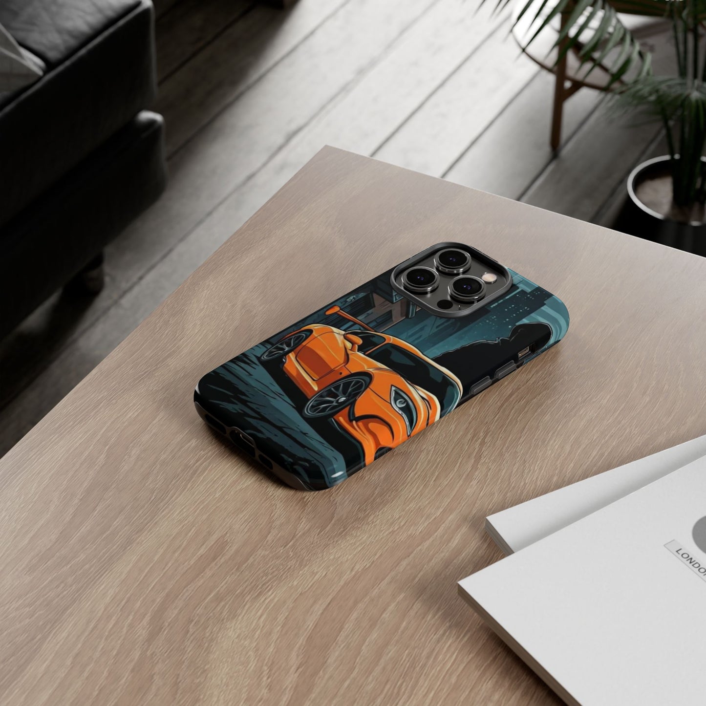 Dodge Viper SRT-10 Street Life-Dual Layer Ultra Tough Phone Case iPhone 14 Pro Glossy Printify by The Night Shift Automotive Apparel