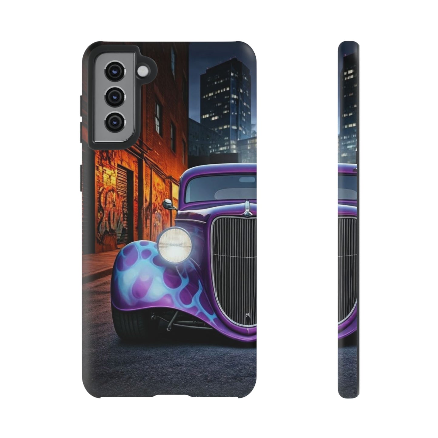 1934 Ford Street Life-Dual Layer Ultra Tough Phone Case Samsung Galaxy S21 Plus Matte Printify by The Night Shift Automotive Apparel