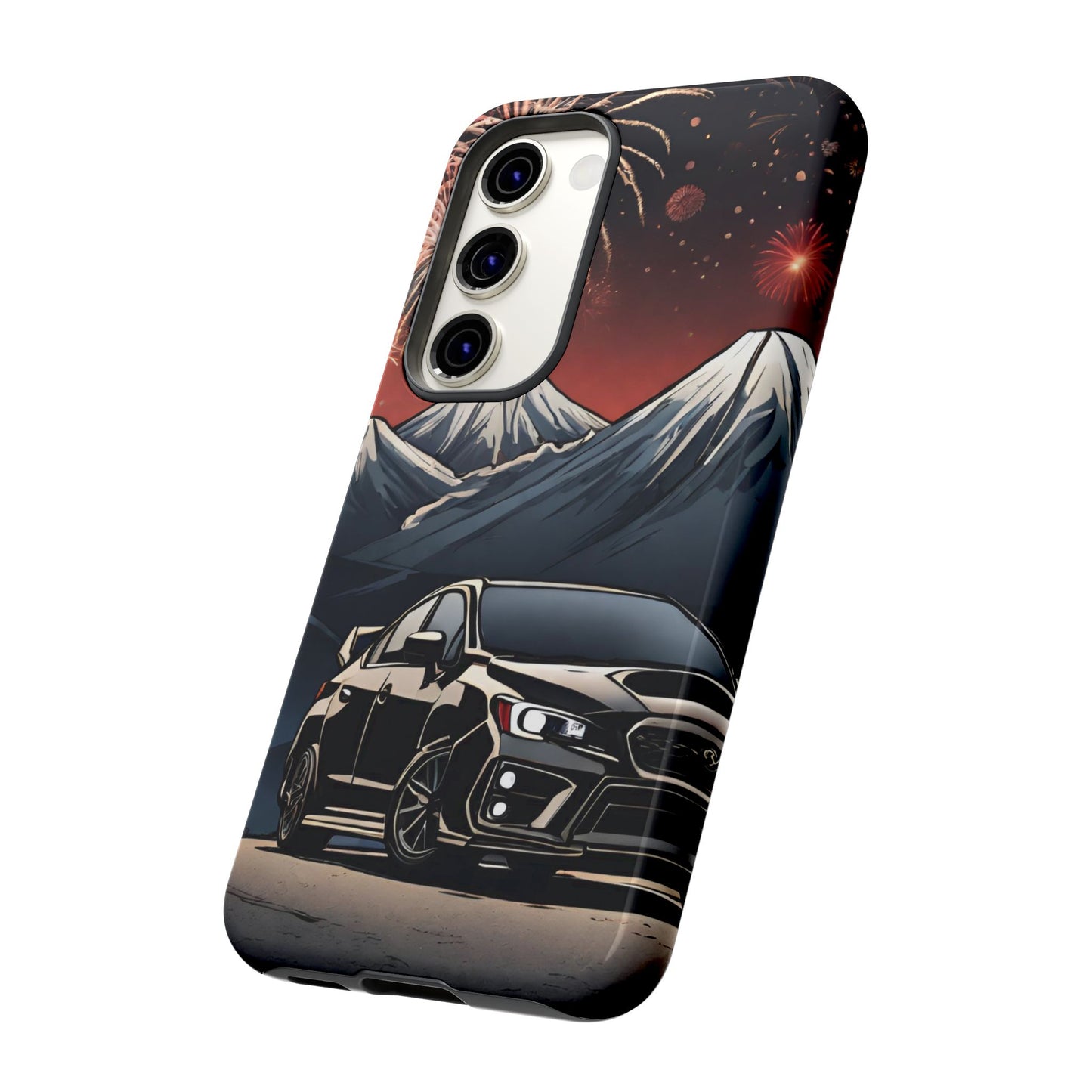 Subaru WRX/STI Fireworks-Dual Layer Ultra Tough Phone Case Printify by The Night Shift Automotive Apparel