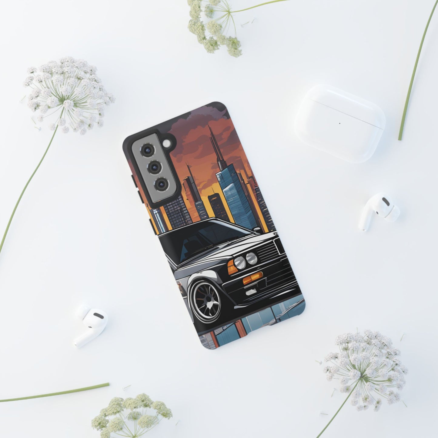 BMW E30 M3-Dual Layer Ultra Tough Phone Case Printify by The Night Shift Automotive Apparel