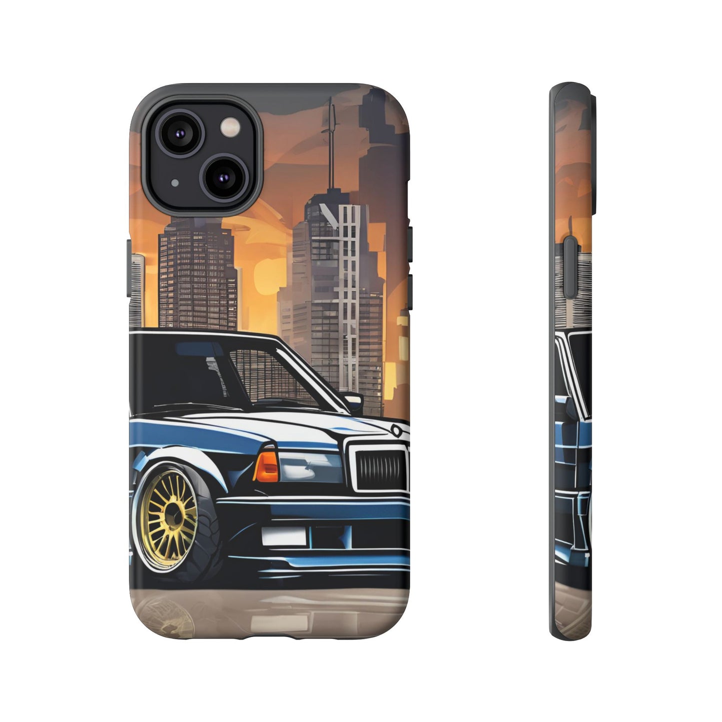 Mercedes Benz 190e Evo-Dual Layer Ultra Tough Phone Case Printify by The Night Shift Automotive Apparel