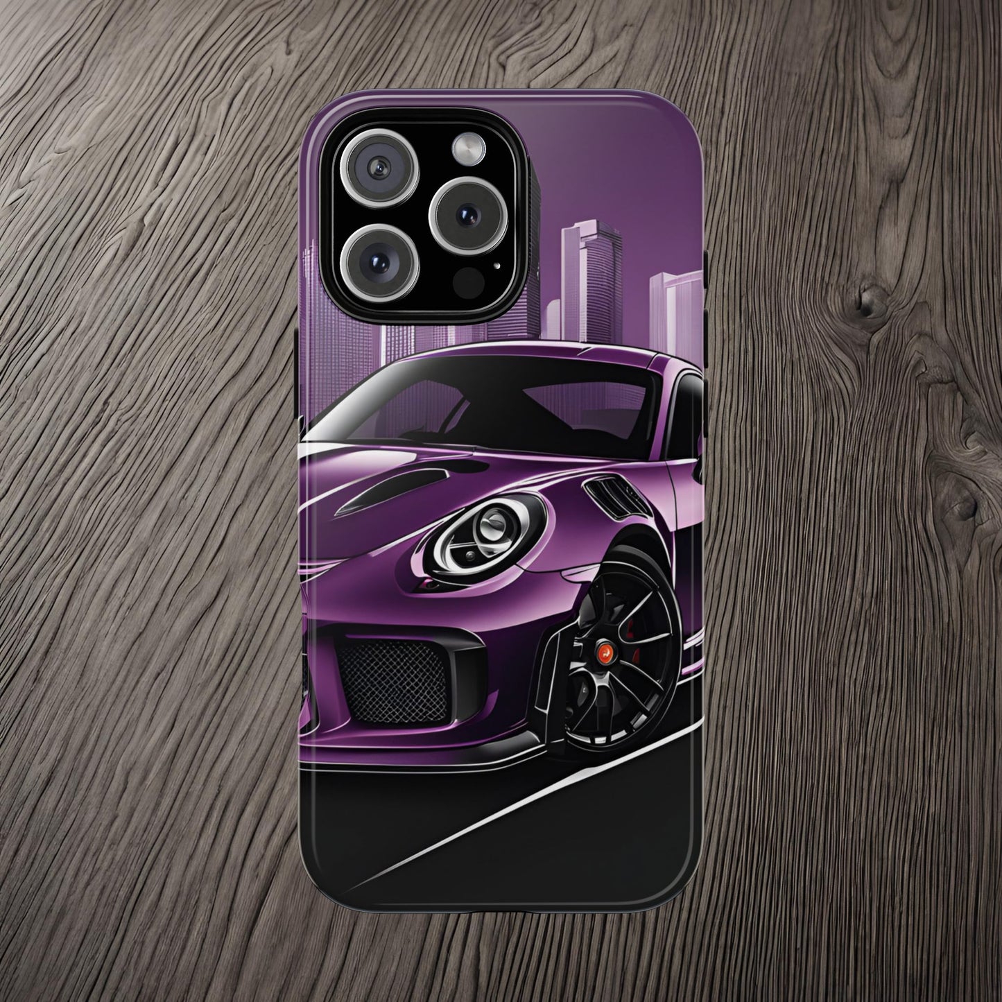 Porsche 911 GT3 RS-Dual Layer Ultra Tough Phone Case Printify by The Night Shift Automotive Apparel