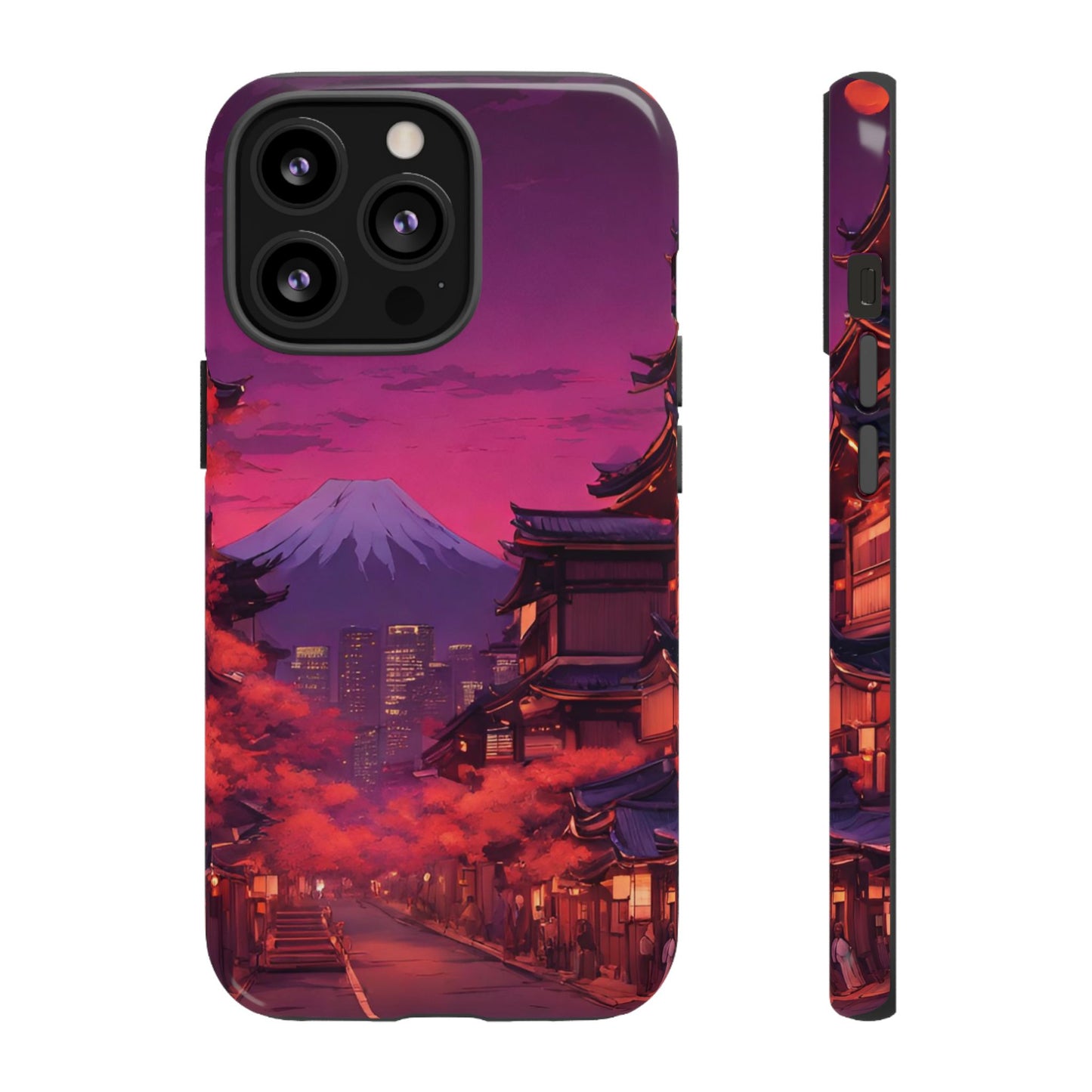 Traditional Japanese Village Countryside-Dual Layer Ultra Tough Phone Case Printify by The Night Shift Automotive Apparel