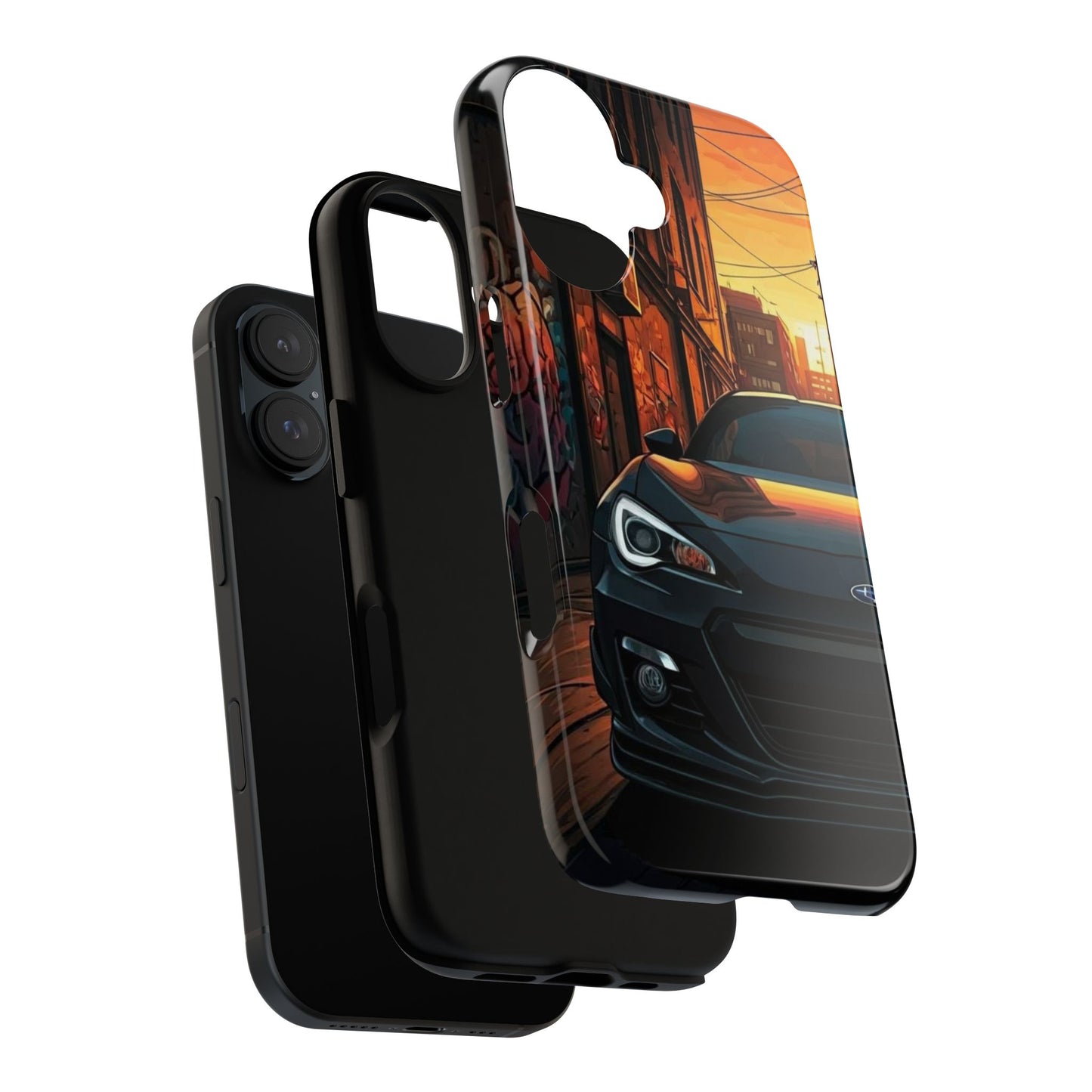 Subaru BRZ Street Life-Dual Layer Ultra Tough Phone Case Printify by The Night Shift Automotive Apparel