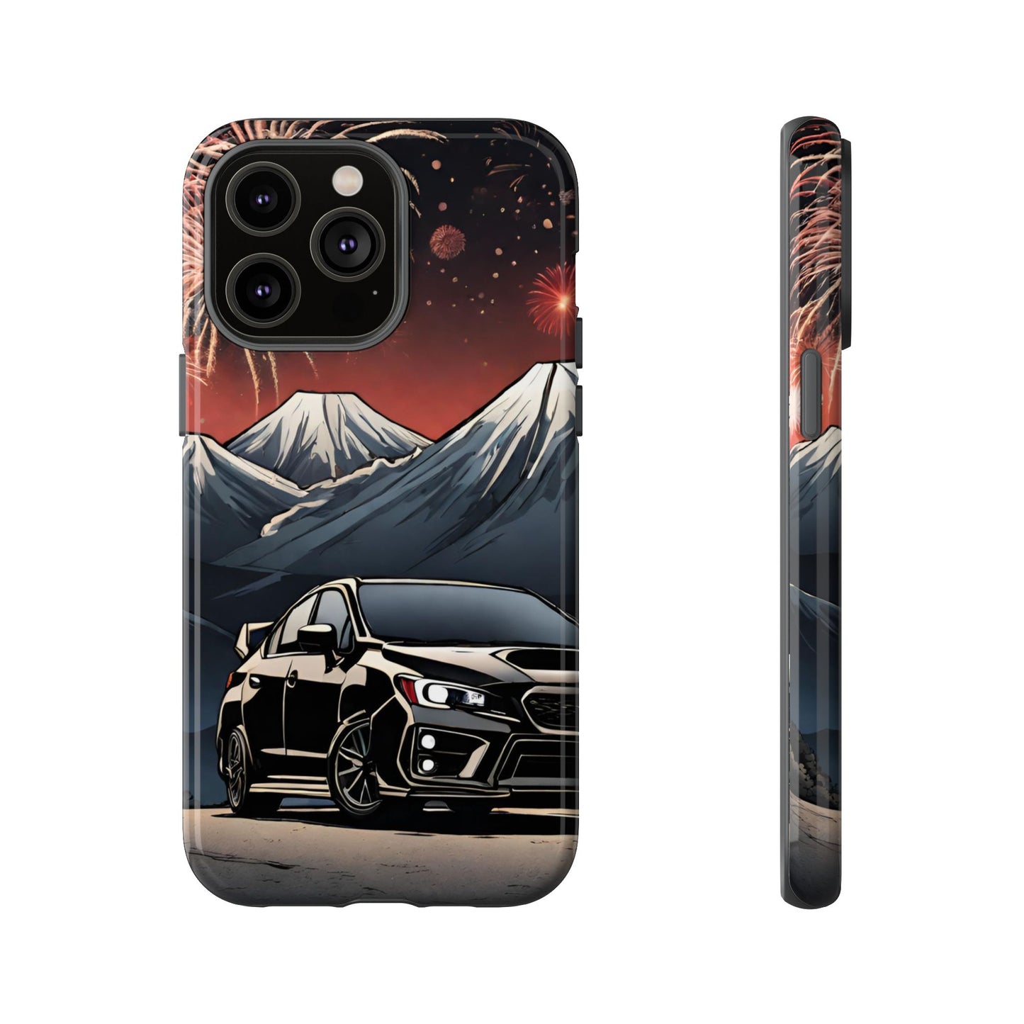 Subaru WRX/STI Fireworks-Dual Layer Ultra Tough Phone Case Printify by The Night Shift Automotive Apparel