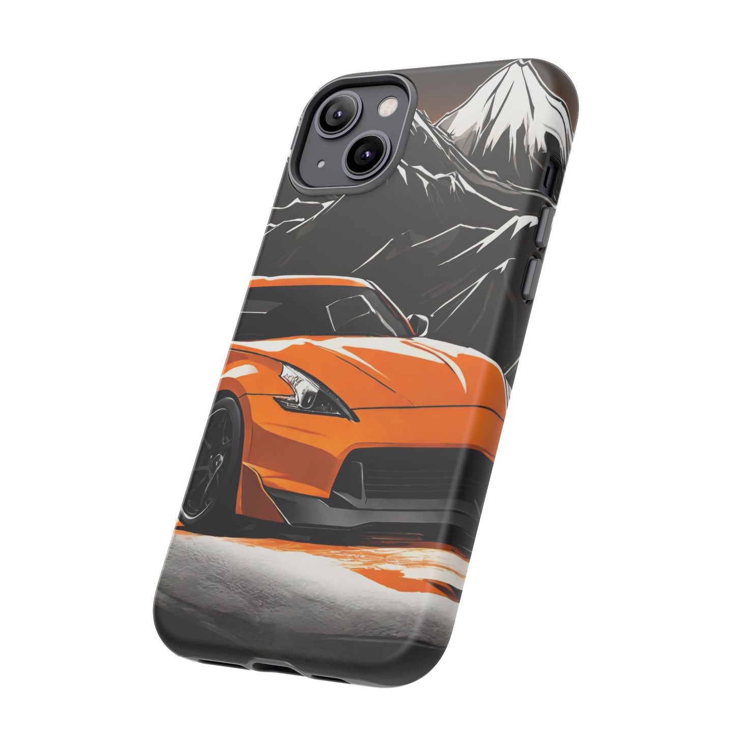 Nissan 370Z Mt Fuji-Dual Layer Ultra Tough Phone Case Printify by The Night Shift Automotive Apparel