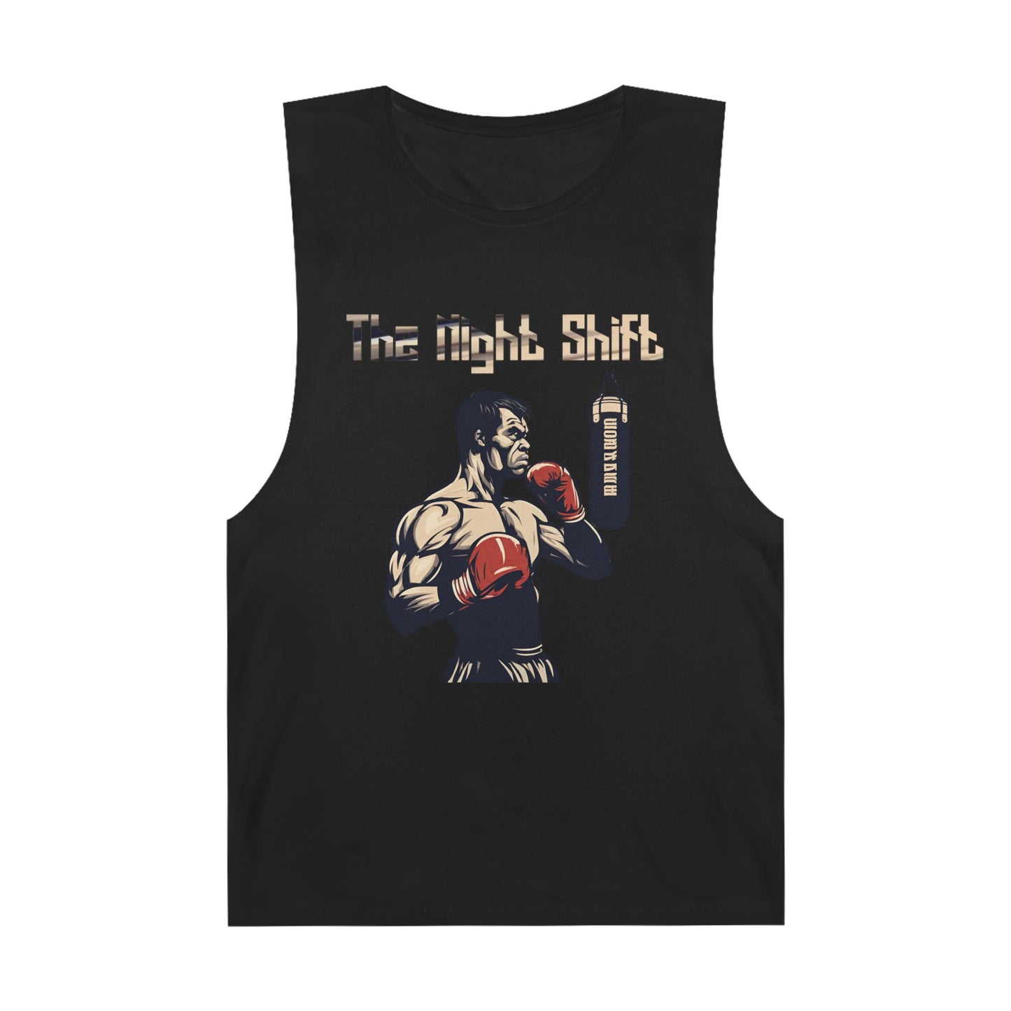 Boxing Champ - Premium Unisex Barnard Tank Top Black Printify by The Night Shift Automotive Apparel