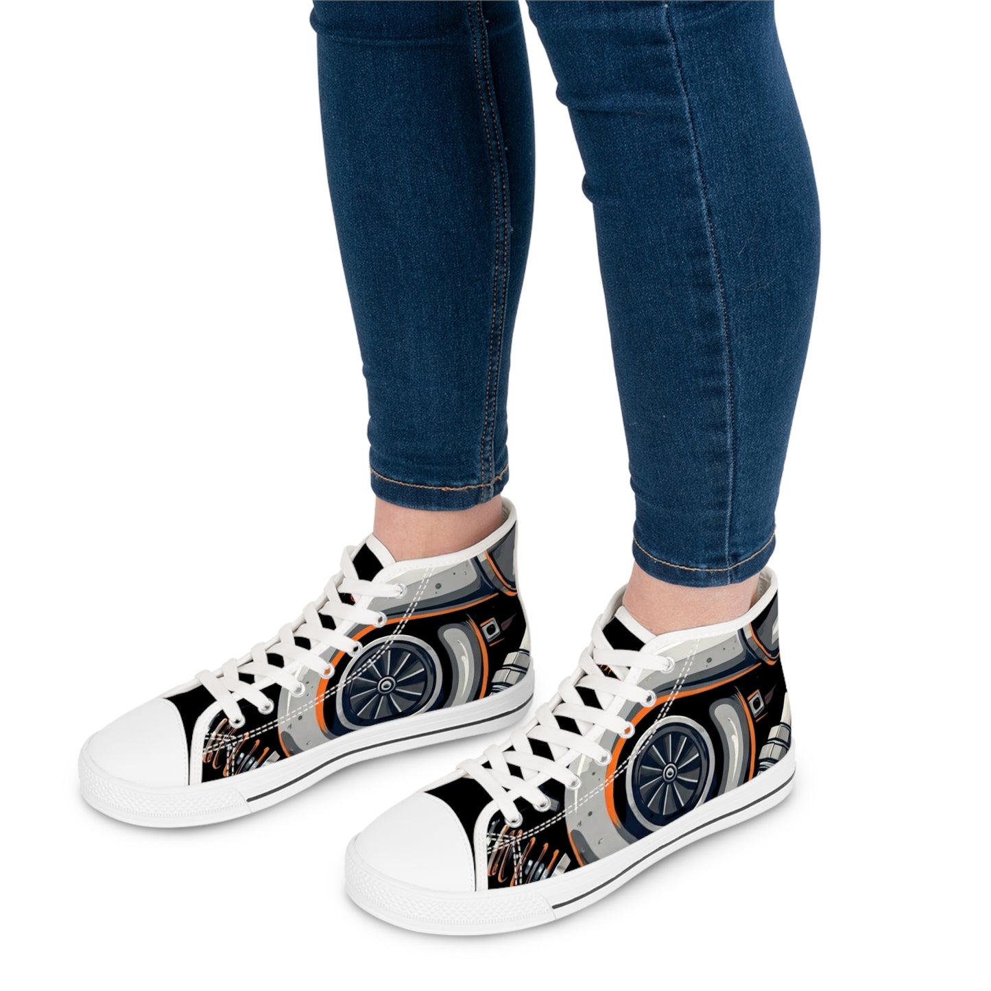 The Night Shift-Women's Canvas High Tops