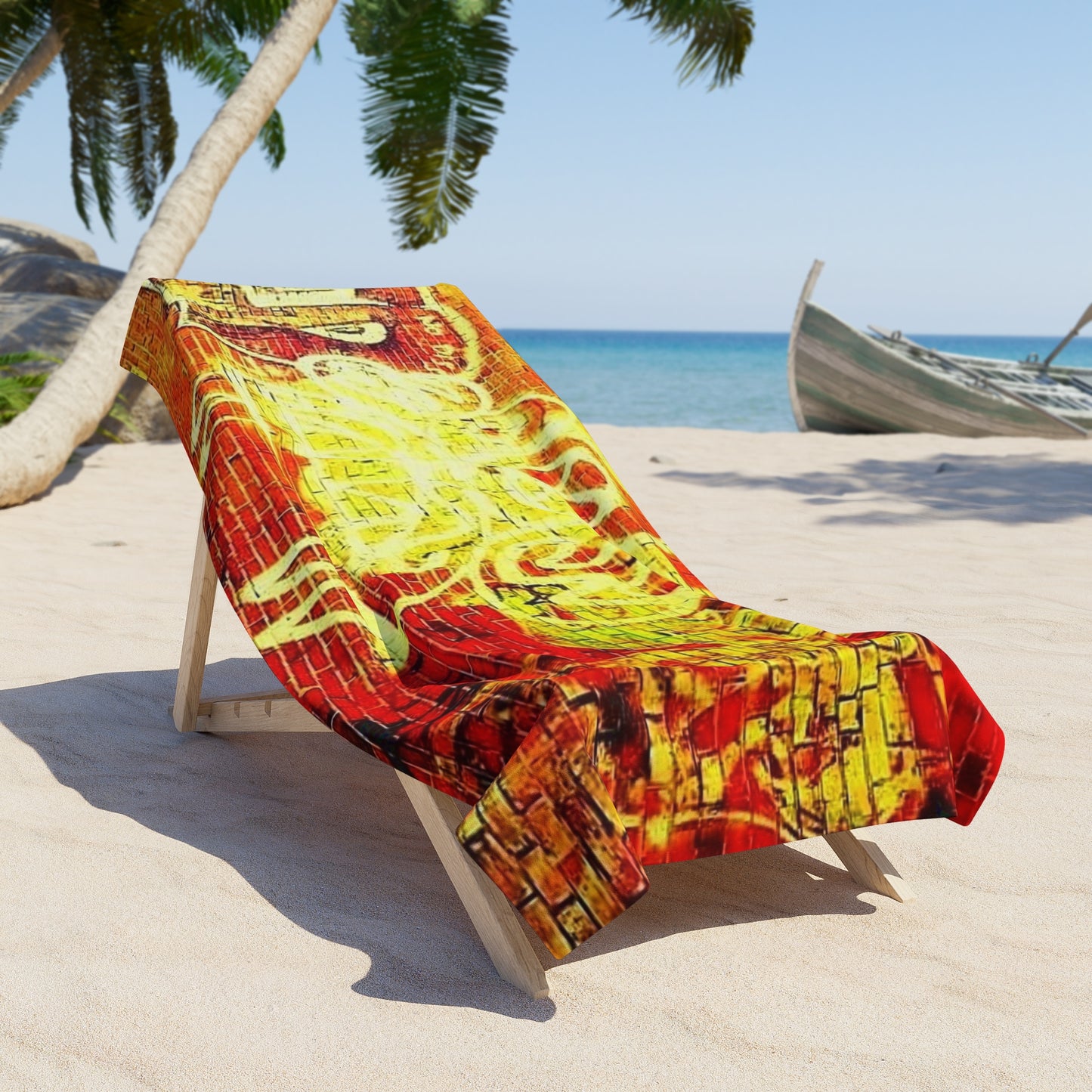 Premium Beach & Shower Towel 36" × 72" Printify by The Night Shift Automotive Apparel