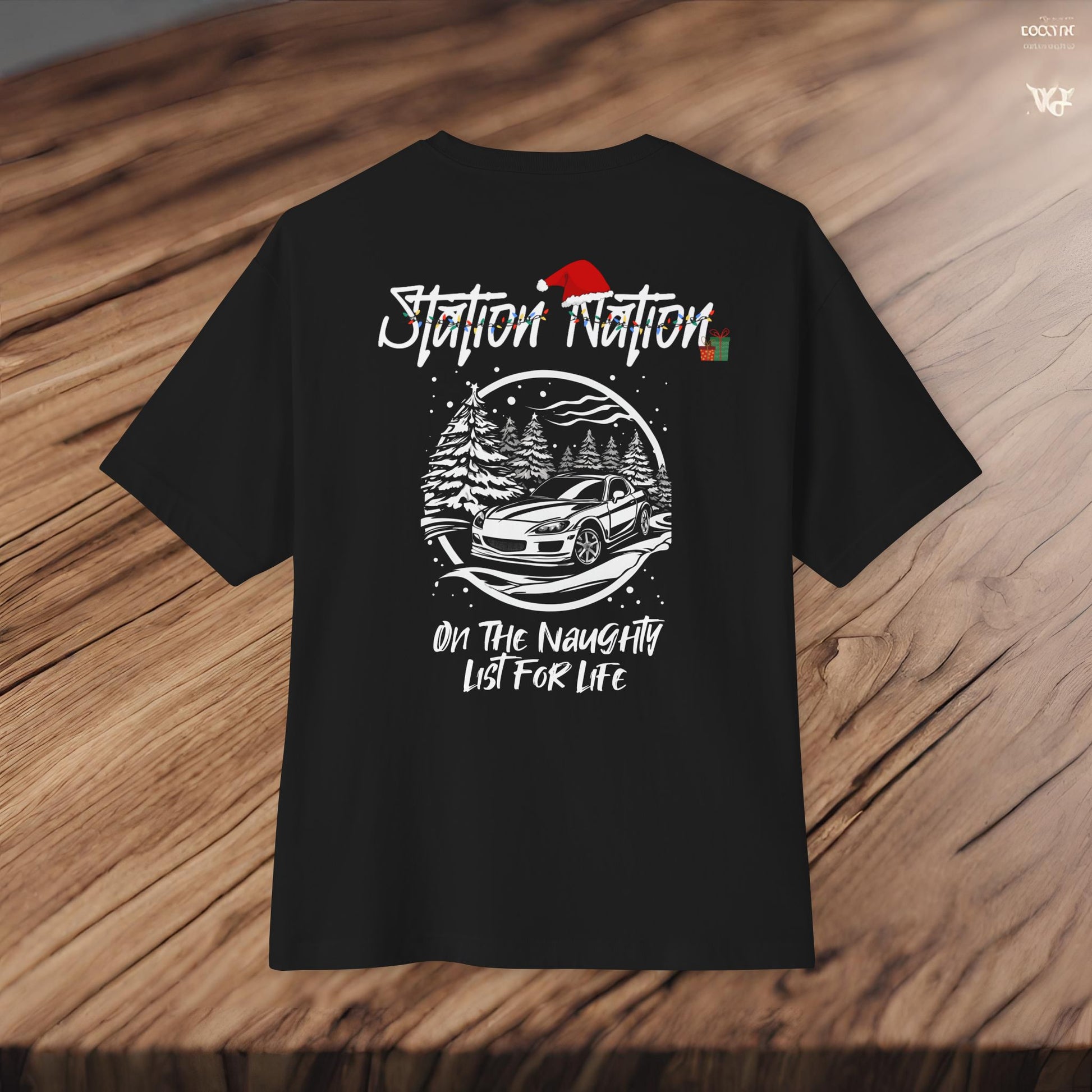 🎄 Christmas Limited Edition Station Nation-Premium, Ultra Soft Unisex Oversized Boxy Tee Printify by The Night Shift Automotive Apparel