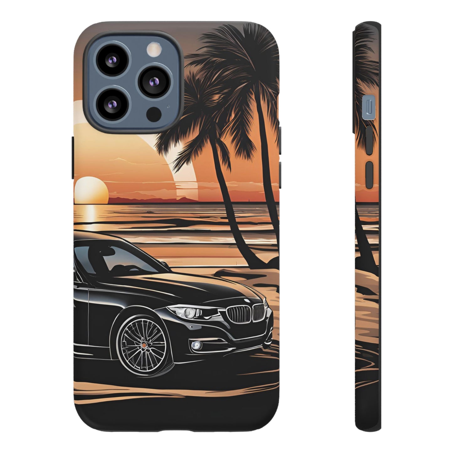 BMW Sunset On The Beach-Dual Layer Ultra Tough Phone Case Printify by The Night Shift Automotive Apparel