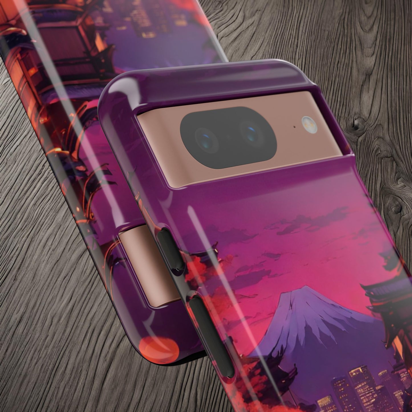 Traditional Japanese Village Countryside-Dual Layer Ultra Tough Phone Case Printify by The Night Shift Automotive Apparel