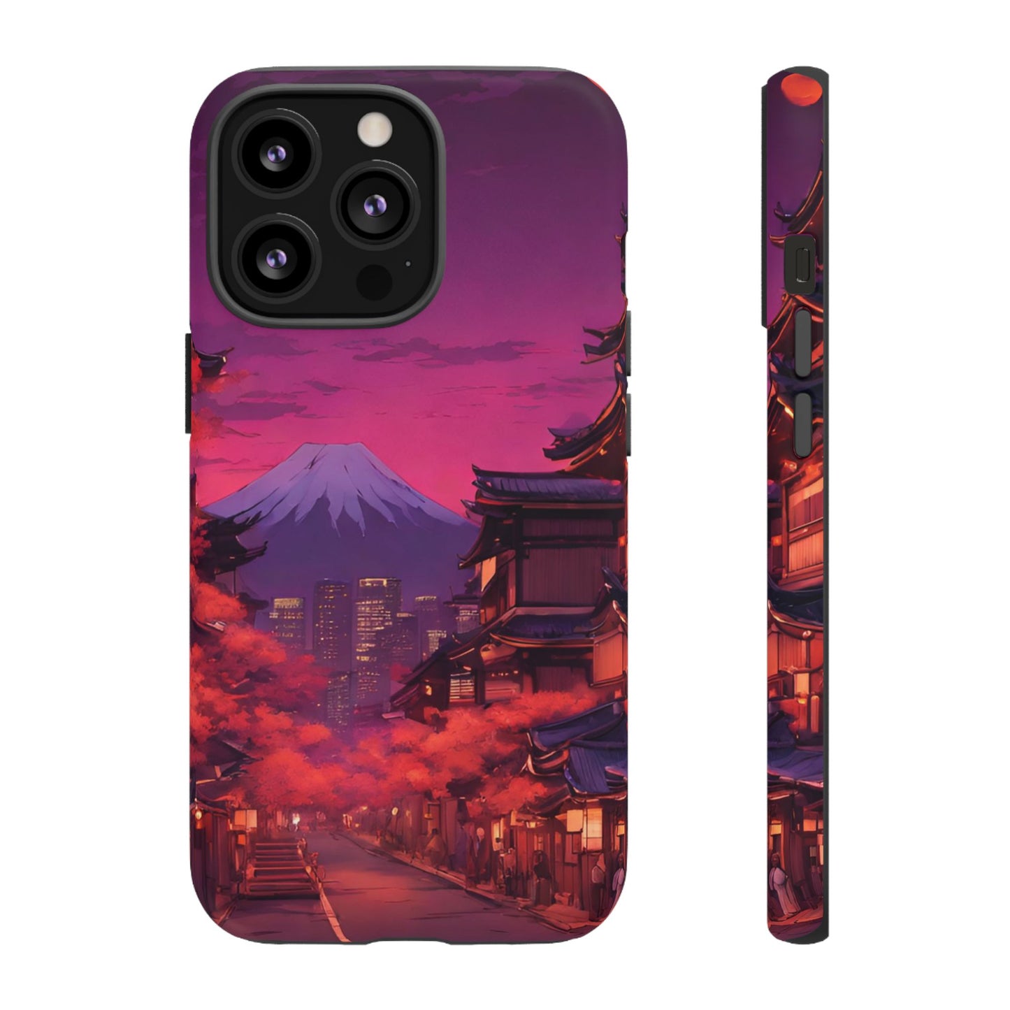 Traditional Japanese Village Countryside-Dual Layer Ultra Tough Phone Case Printify by The Night Shift Automotive Apparel