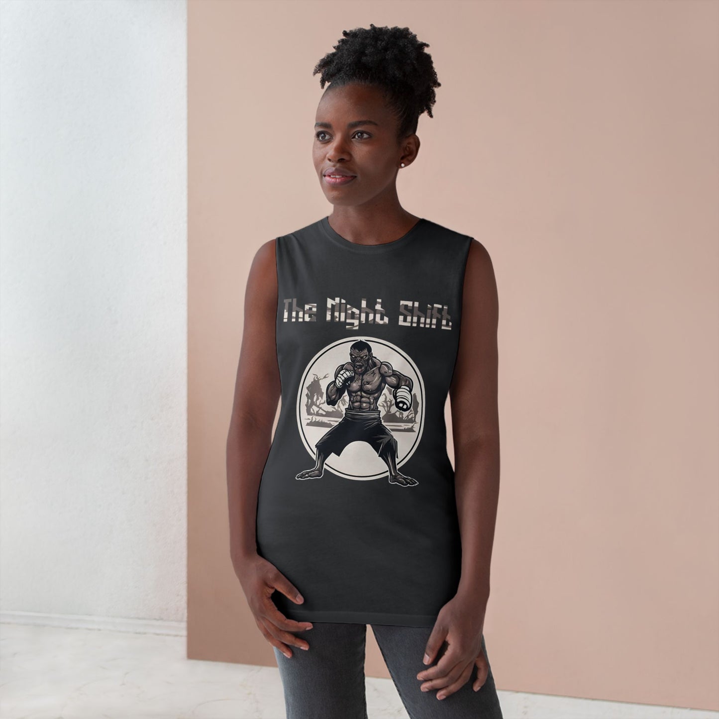 Maui Thai Zombie - Premium Unisex Barnard Tank Top Printify by The Night Shift Automotive Apparel