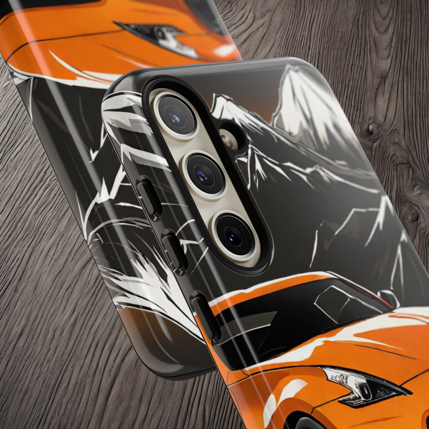 Nissan 370Z Mt Fuji-Dual Layer Ultra Tough Phone Case Printify by The Night Shift Automotive Apparel