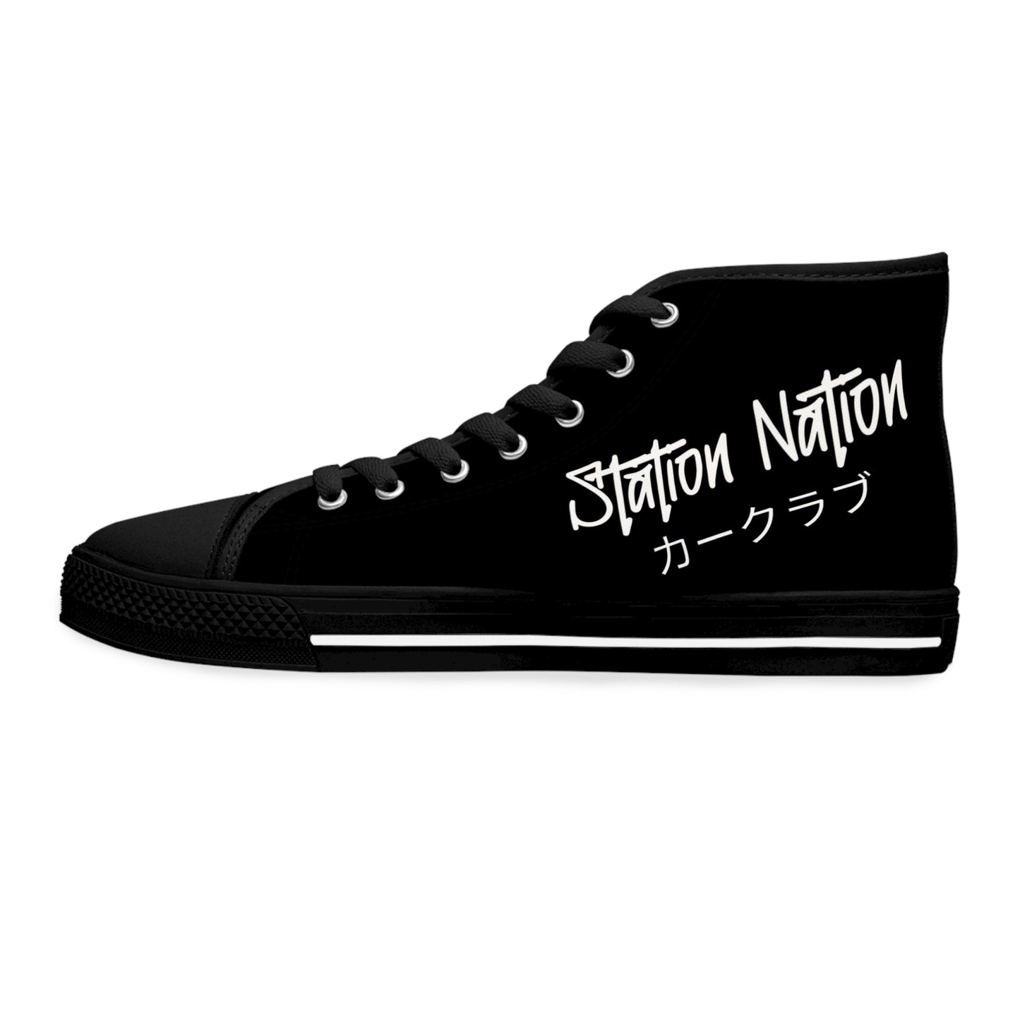 Station Nation Women's-High Top Sneakers