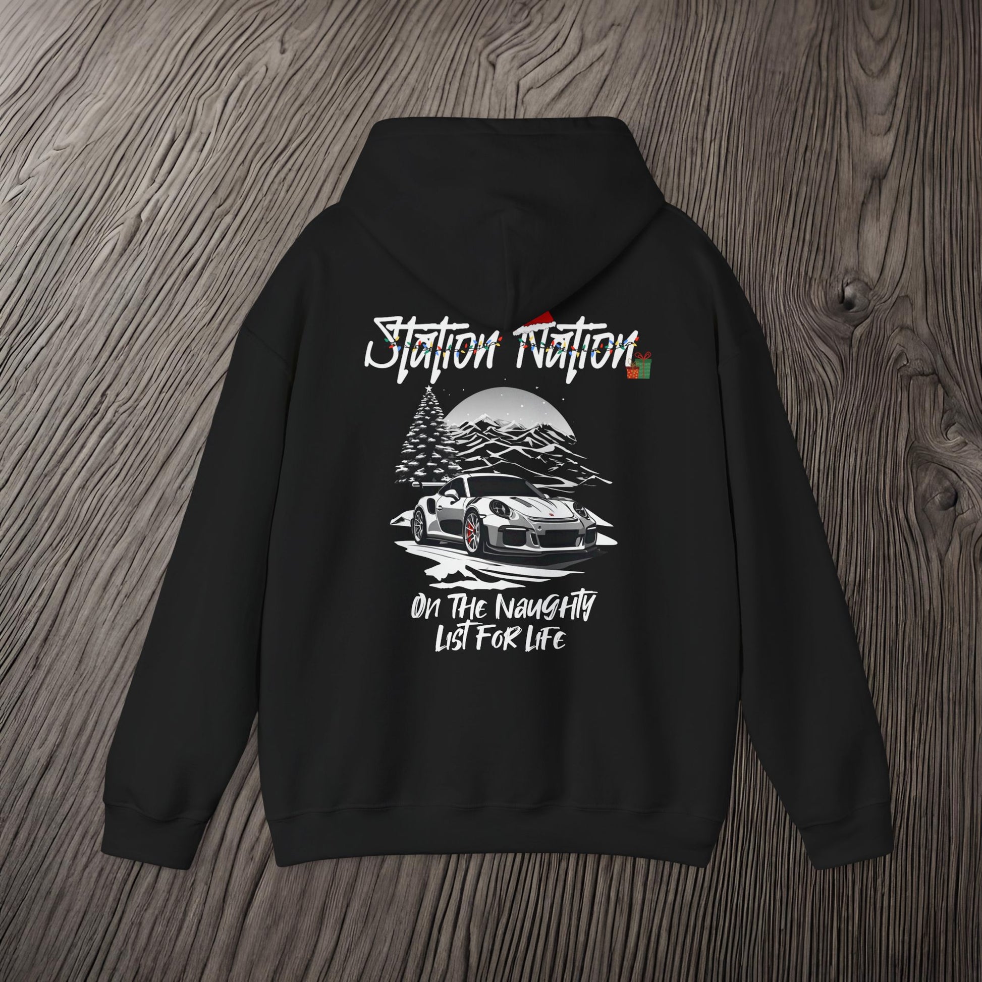 🎁 Christmas Limited Edition Station Nation-Ultra Soft, Premium Hoodie Printify by The Night Shift Automotive Apparel