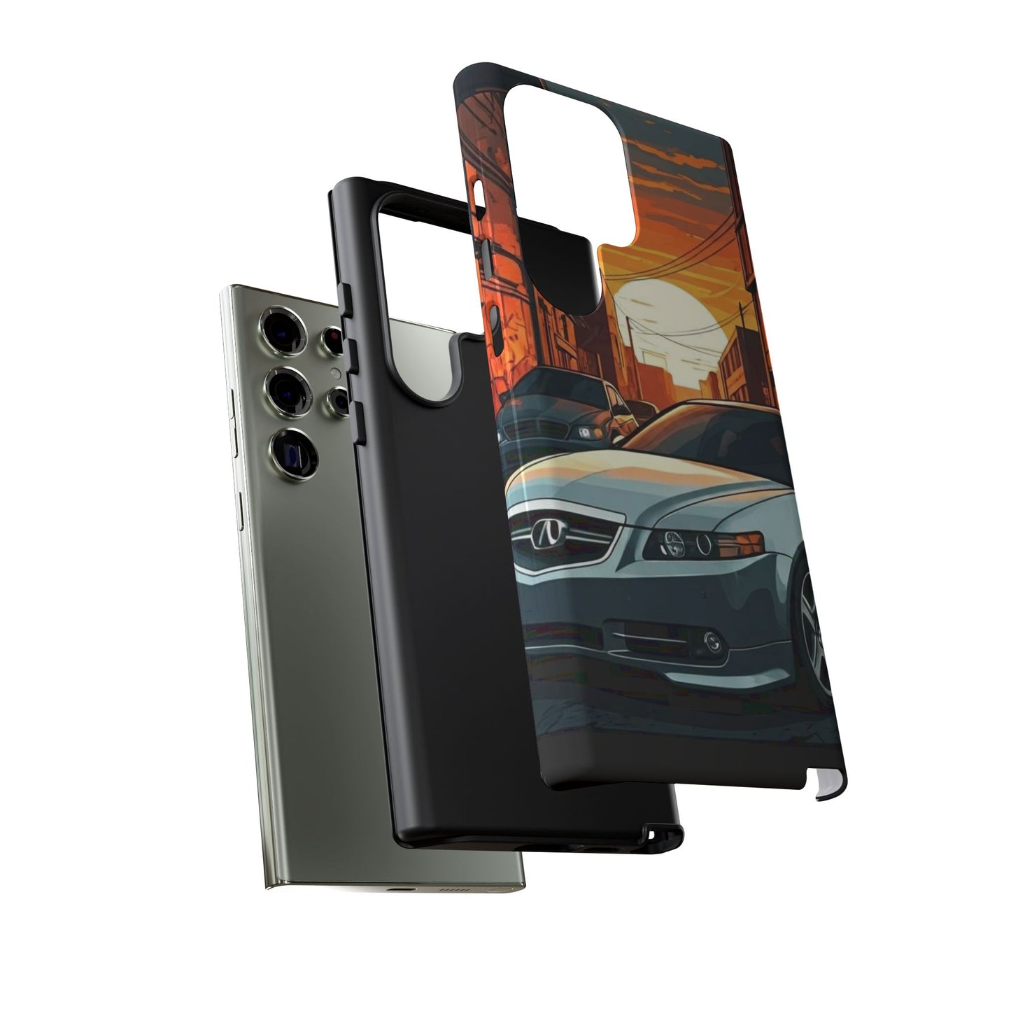 Acura TL Street Life-Dual Layer Ultra Tough Phone Case Printify by The Night Shift Automotive Apparel