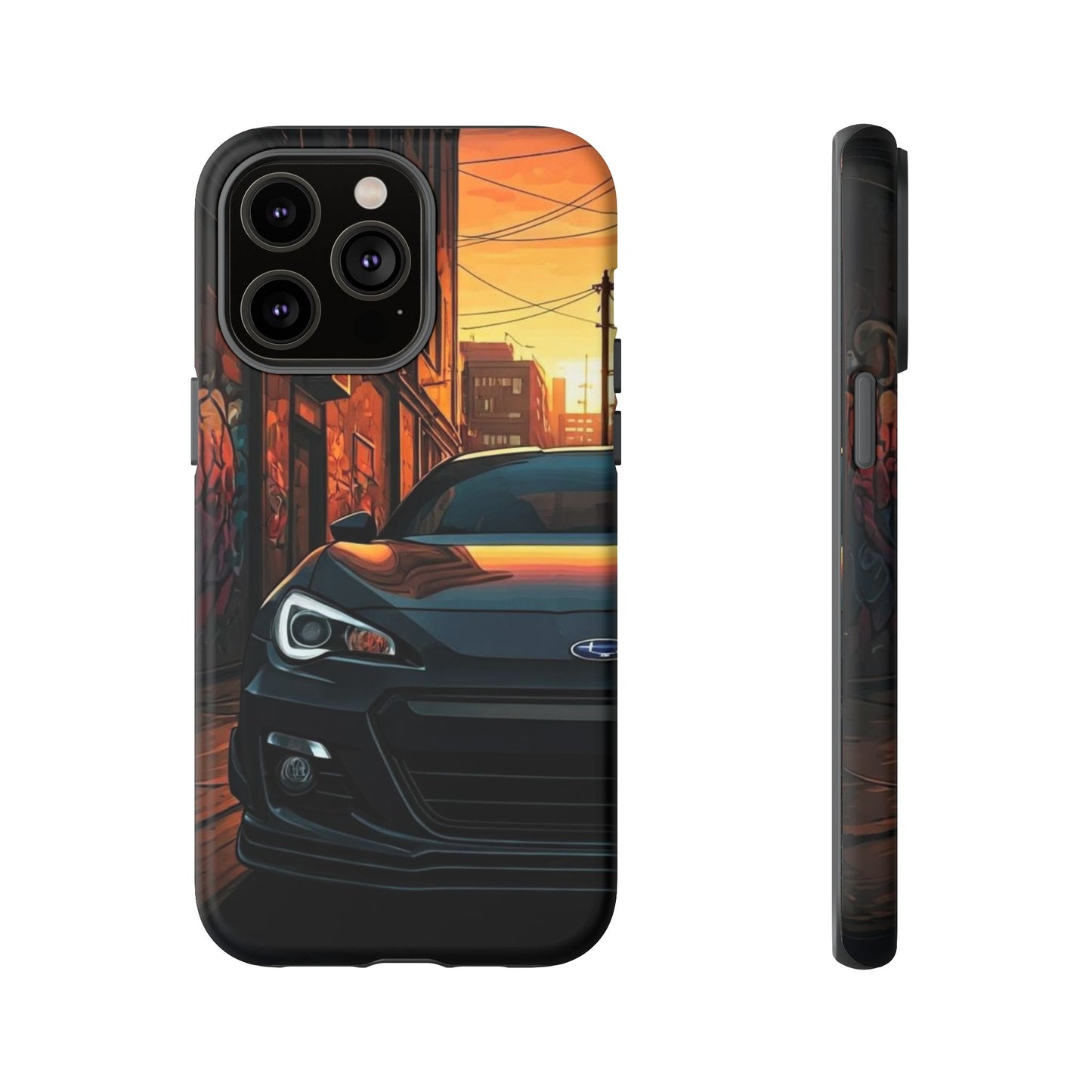 Subaru BRZ Street Life-Dual Layer Ultra Tough Phone Case Printify by The Night Shift Automotive Apparel