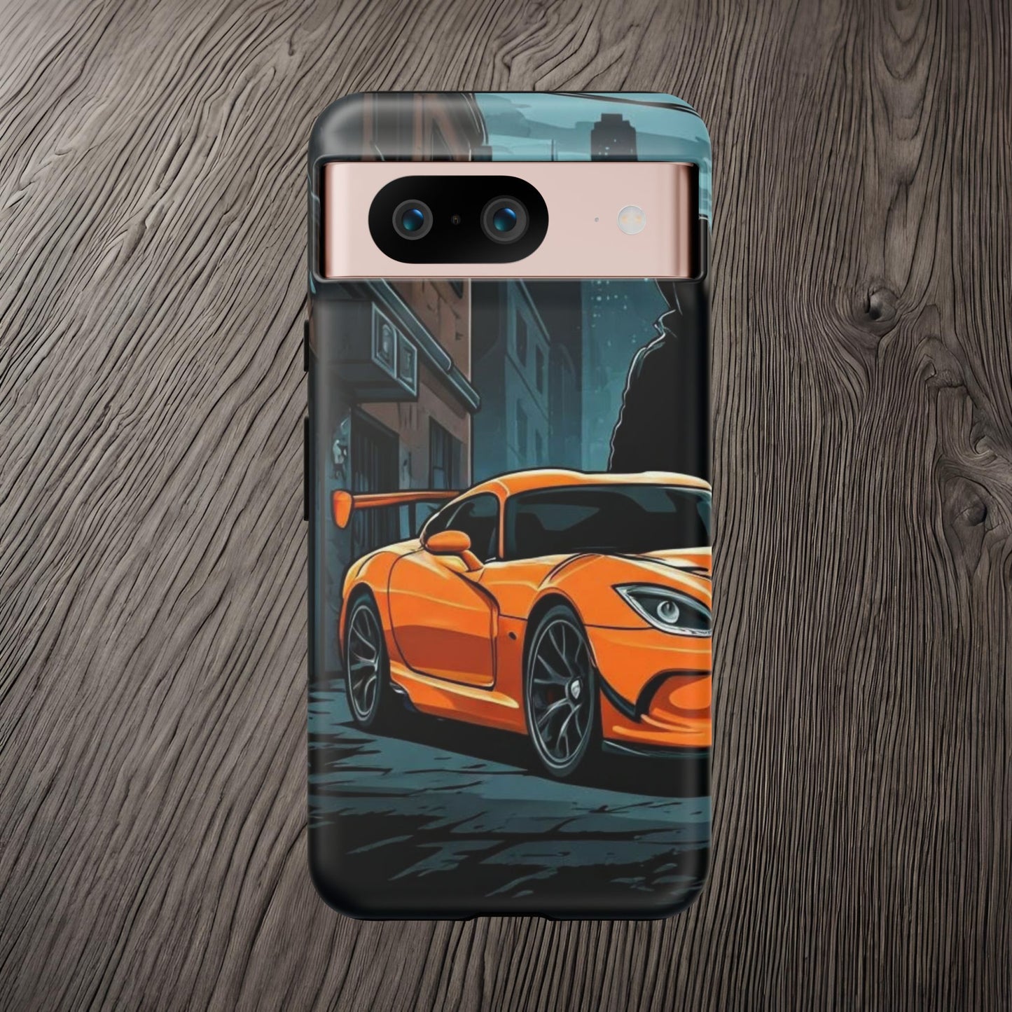 Dodge Viper SRT-10 Street Life-Dual Layer Ultra Tough Phone Case Google Pixel 8 Matte Printify by The Night Shift Automotive Apparel