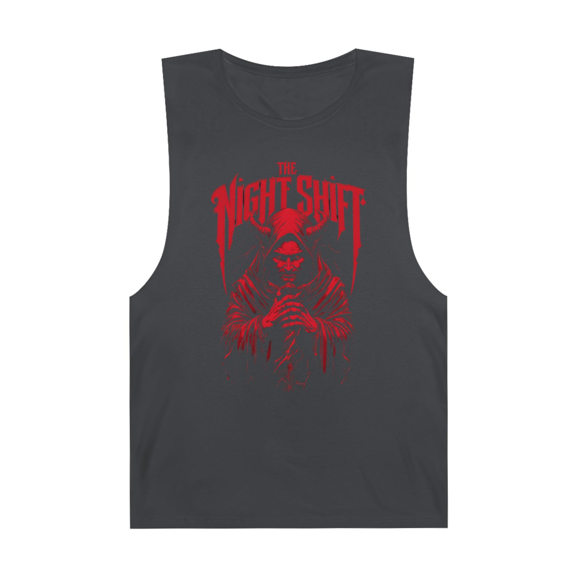 The Night Shift Lucifer - Premium Unisex Barnard Tank Top Coal Printify by The Night Shift Automotive Apparel