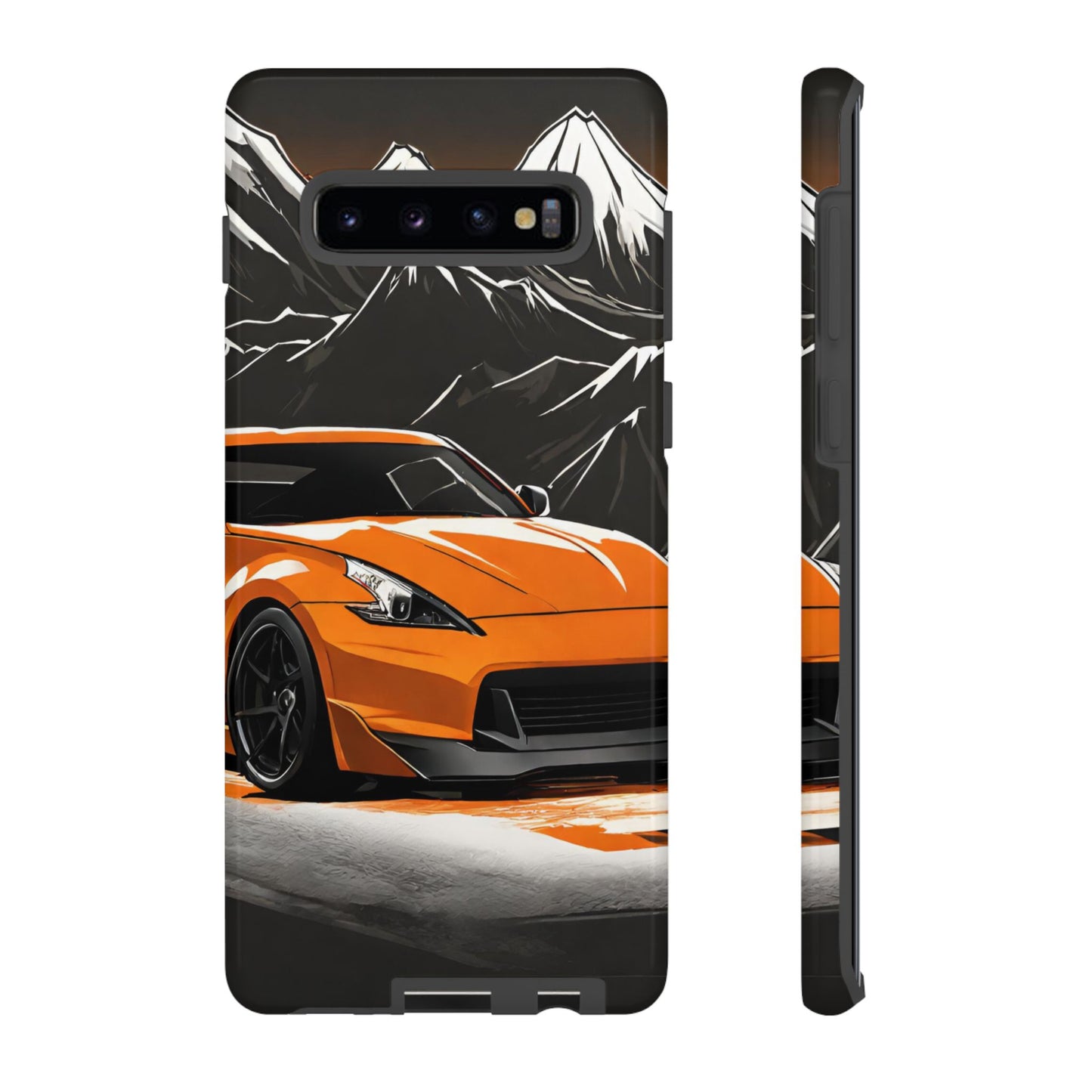 Nissan 370Z Mt Fuji-Dual Layer Ultra Tough Phone Case Samsung Galaxy S10 Plus Glossy Printify by The Night Shift Automotive Apparel